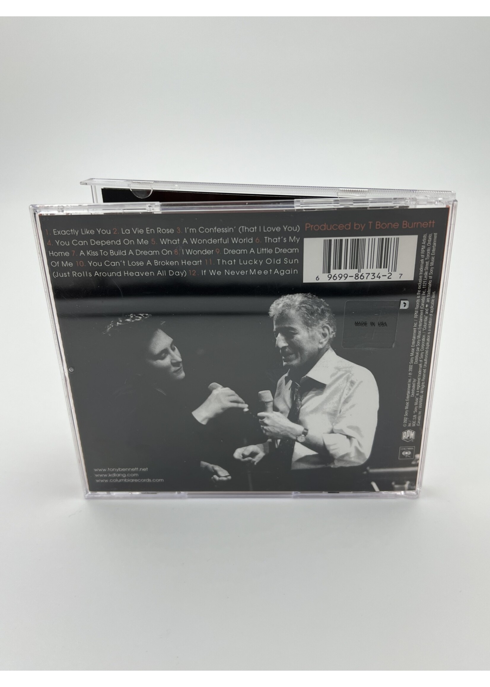 CD Tony Bennett And KD Lang A Wonderful Weird CD