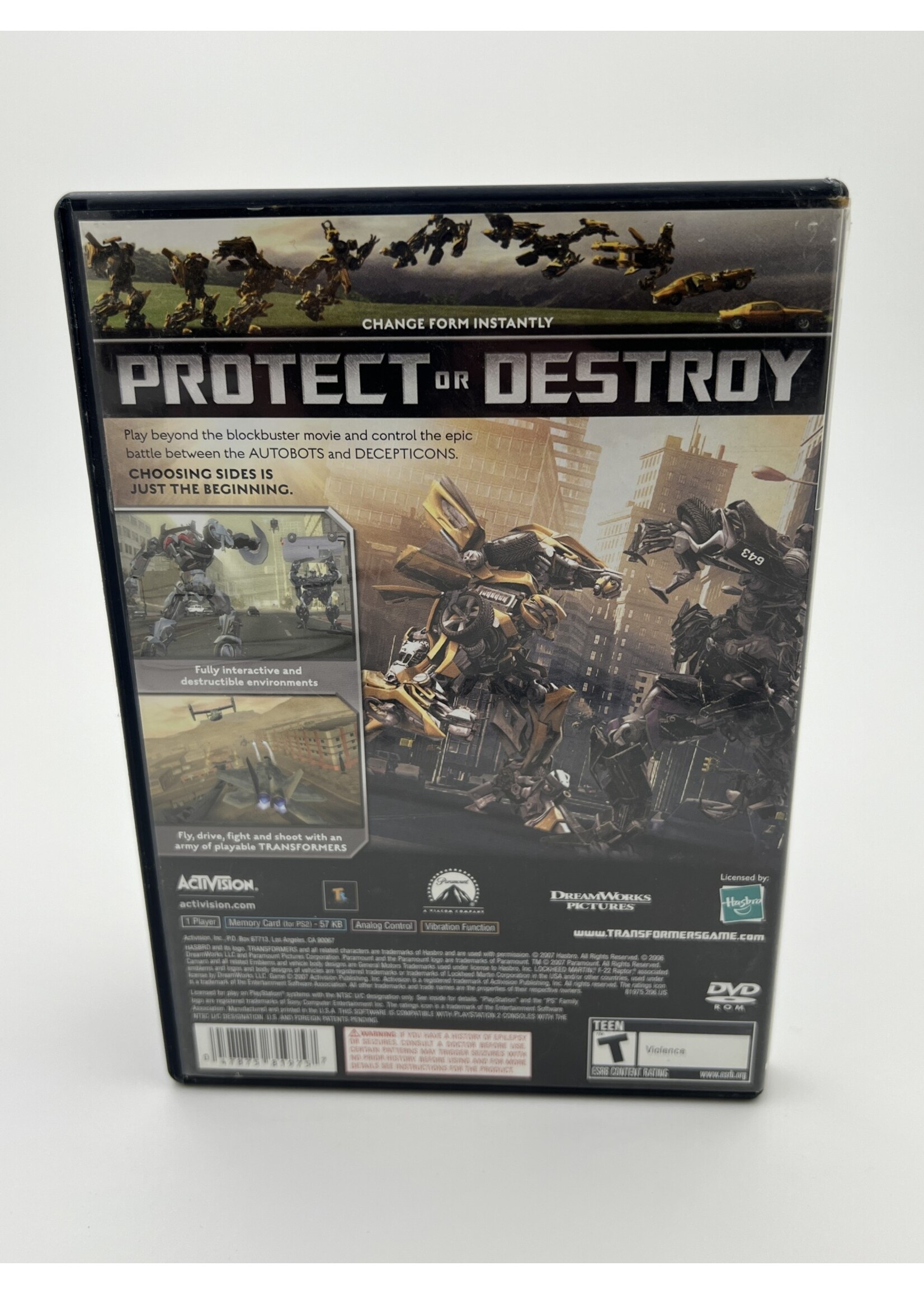 Sony   Transformers The Game PS2