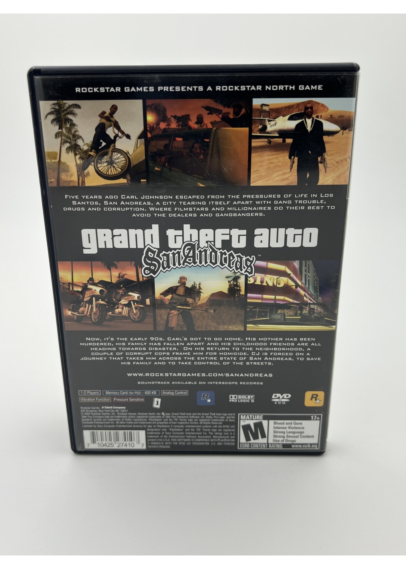 Sony Grand Theft Auto San Andreas Ps2