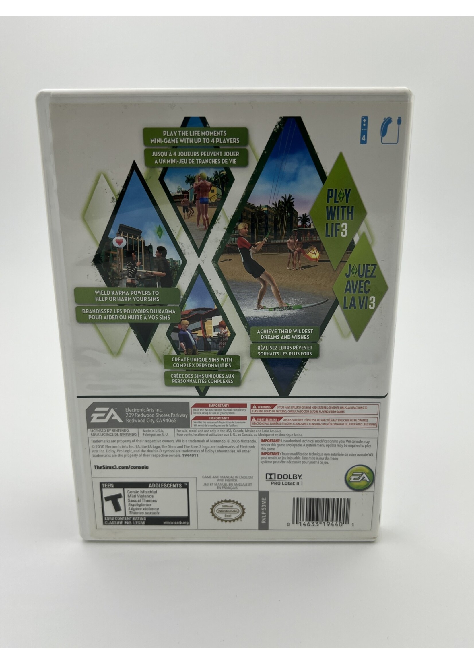 Nintendo The Sims 3 Wii