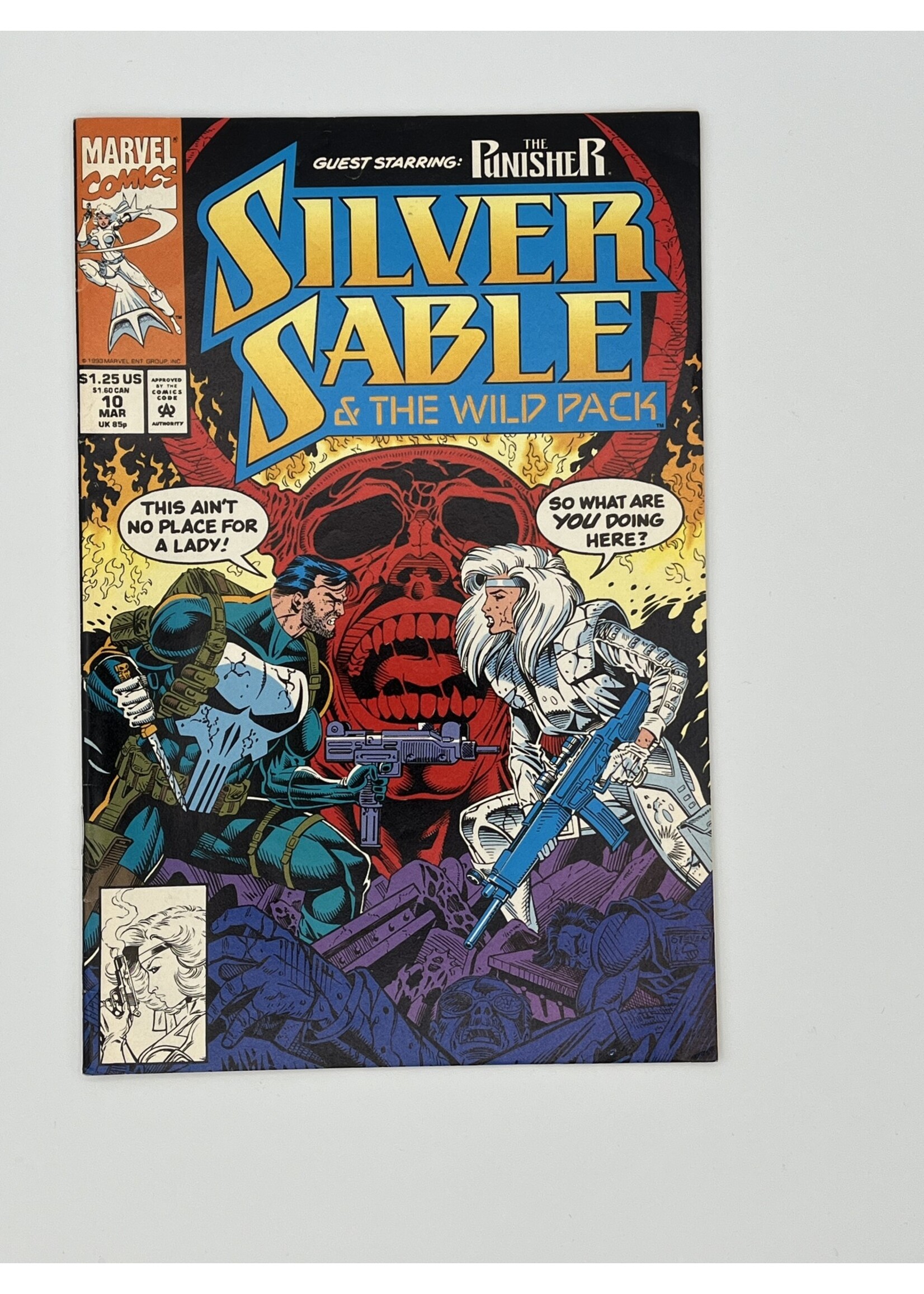 Marvel   SILVER SABLE & THE WILD PACK #10 Marvel March 1993