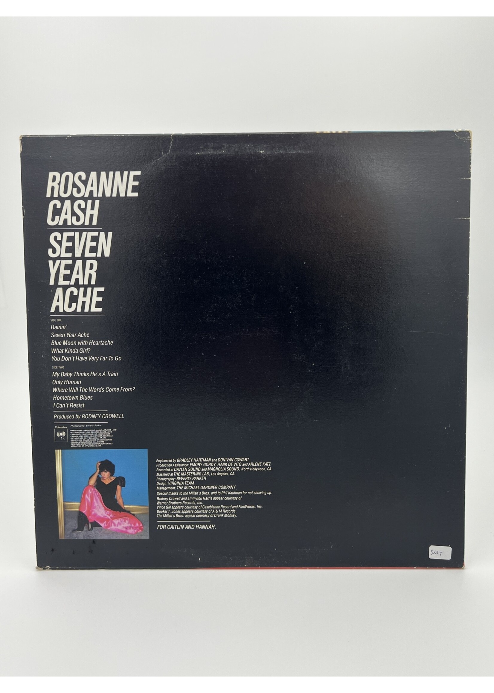 LP   Rosanne Cash Seven Year Ache LP Record