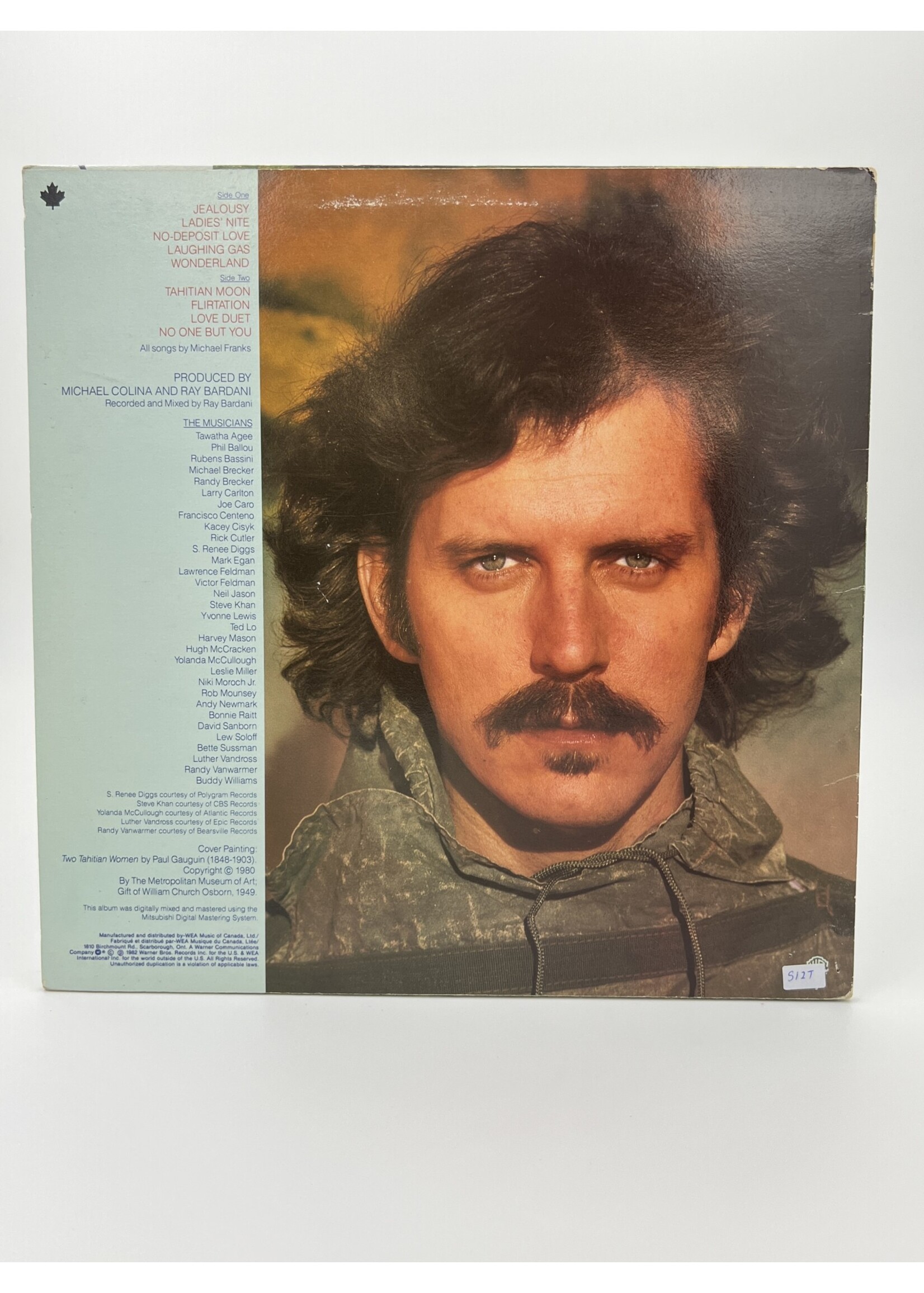 LP   Michael Franks Objects Of Desire LP Record