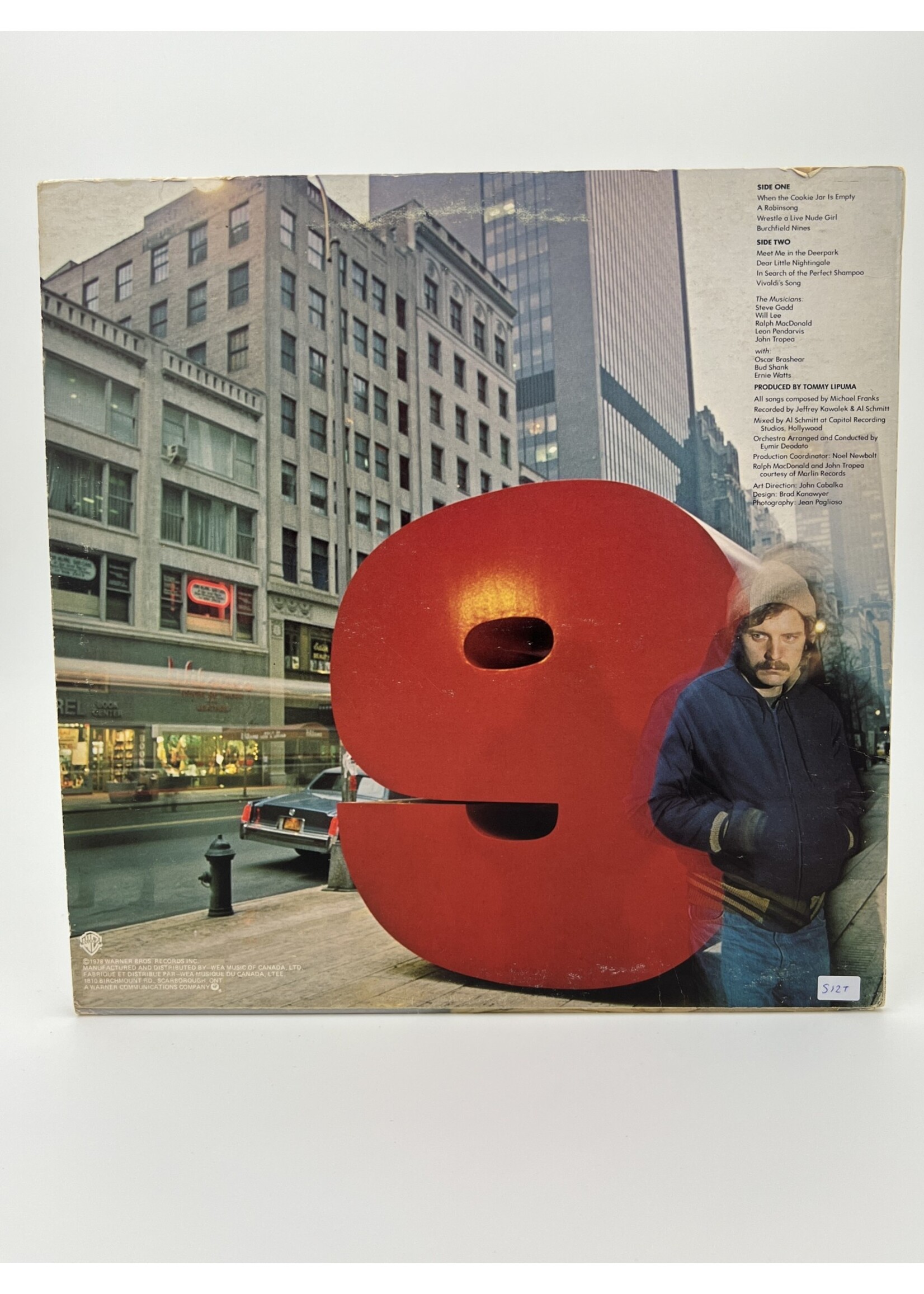LP   Michael Franks Burchfield Nines LP Record