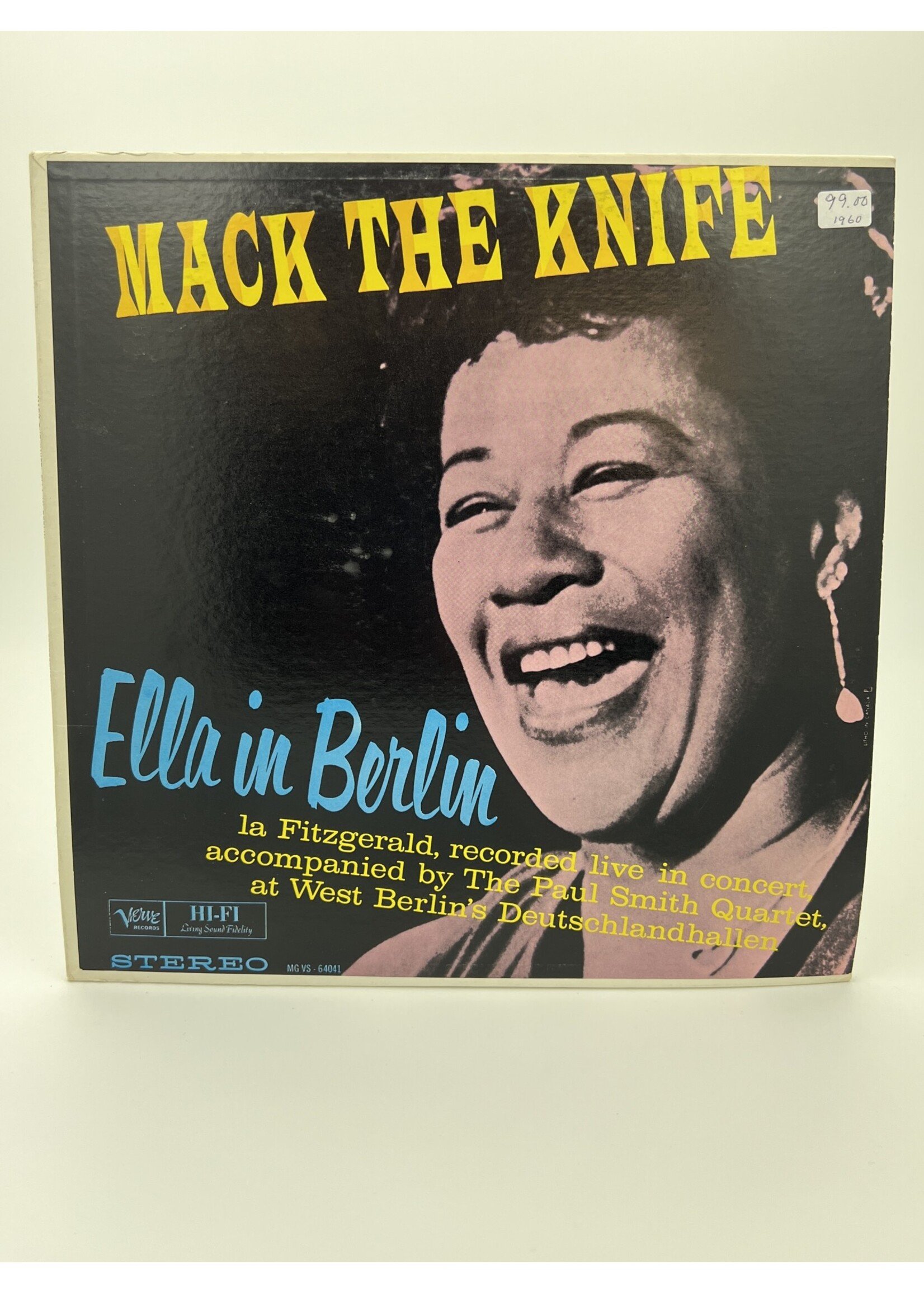 LP   Mack The Knife Ella In Berlin LP Record