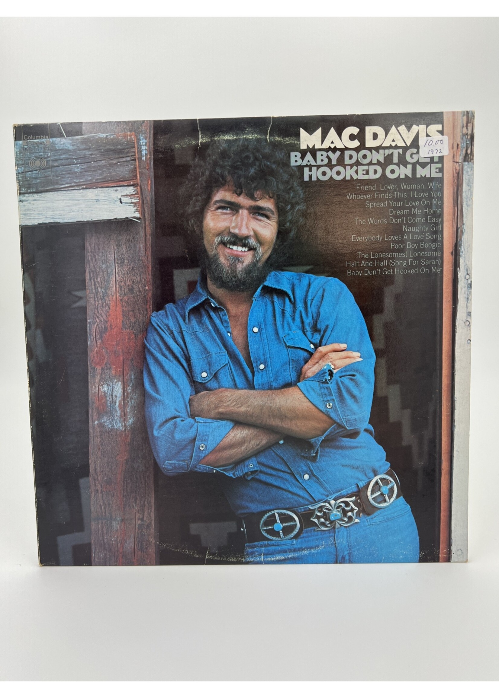 LP   Mac Davis Baby Dont Get Hooked On Me LP Record