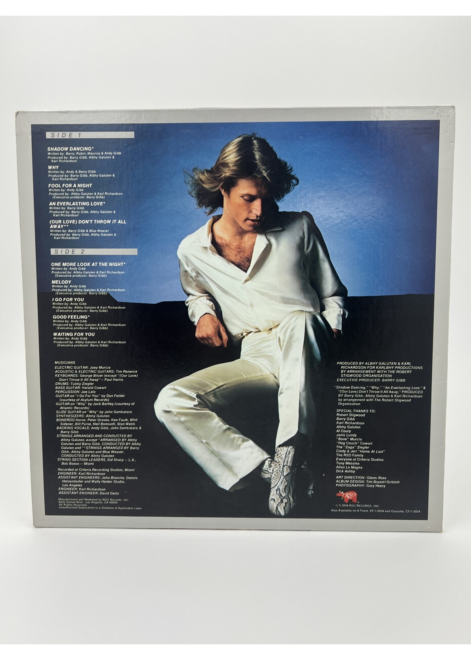 LP Andy Gibb Shadow Dancing LP Record