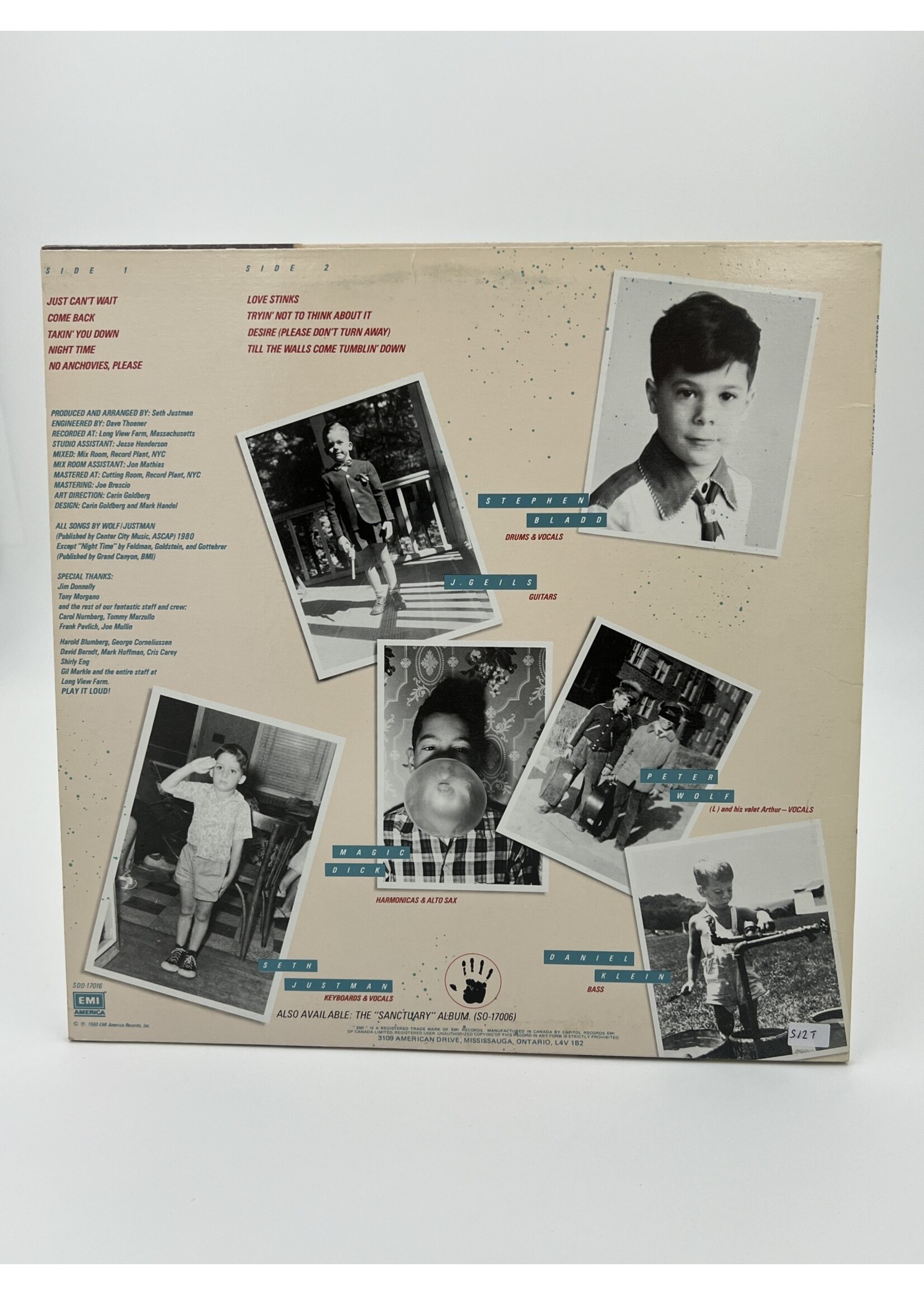 LP The J Geils Band Love Stinks var2 LP Record