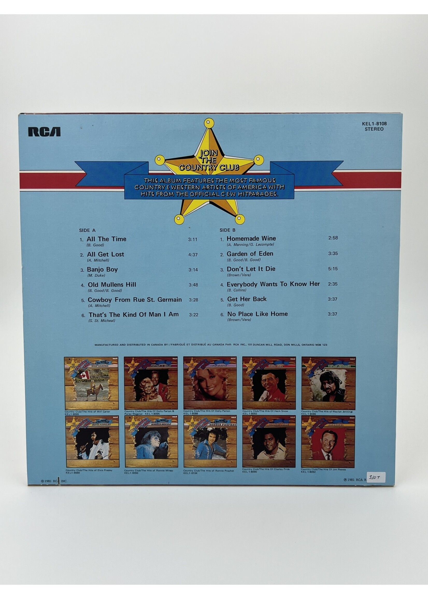 LP   Country Club Series The Good Brothers LP Record