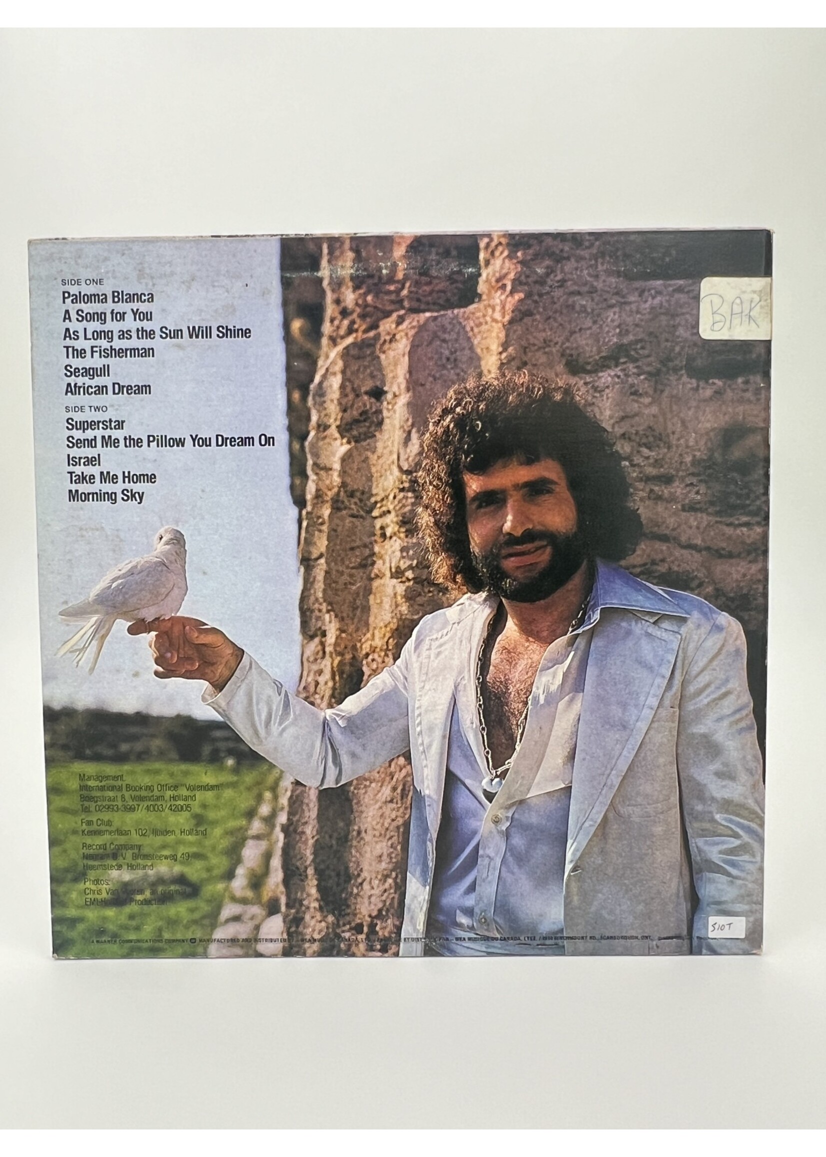 LP   George Baker Selection Paloma Blanca LP Record