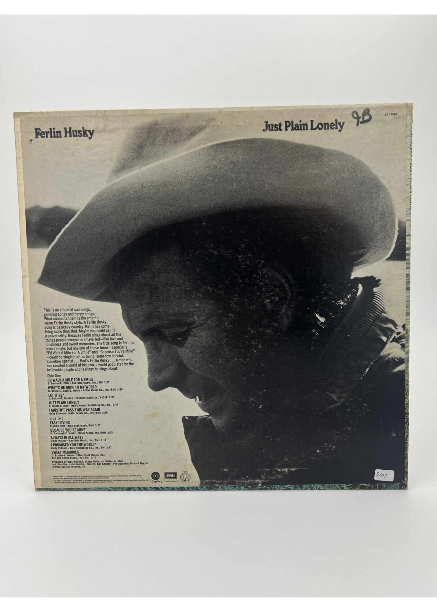 LP   Ferlin Husky Just Plain Lonely LP Record