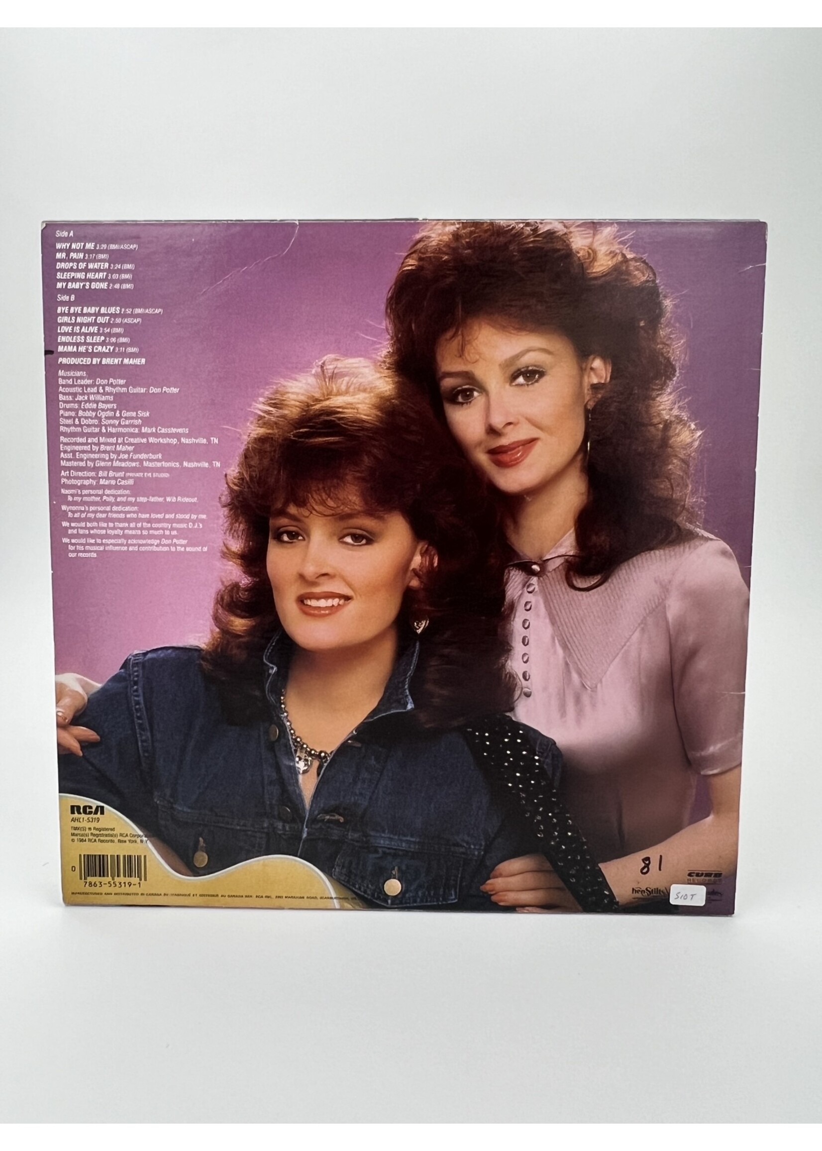 LP   The Judds Why Not Me LP Record