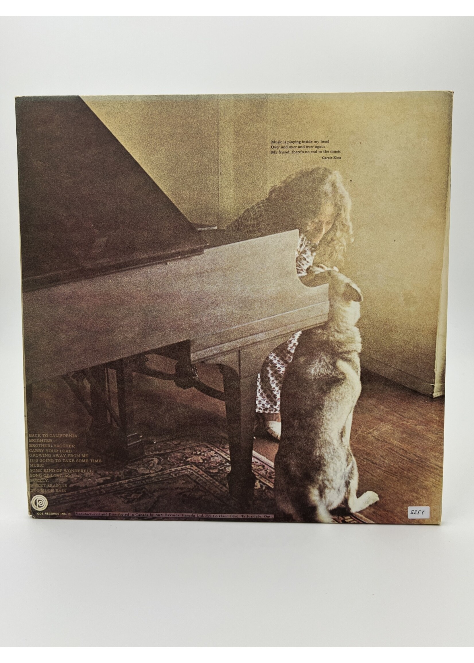 LP   Carole King Music LP Record