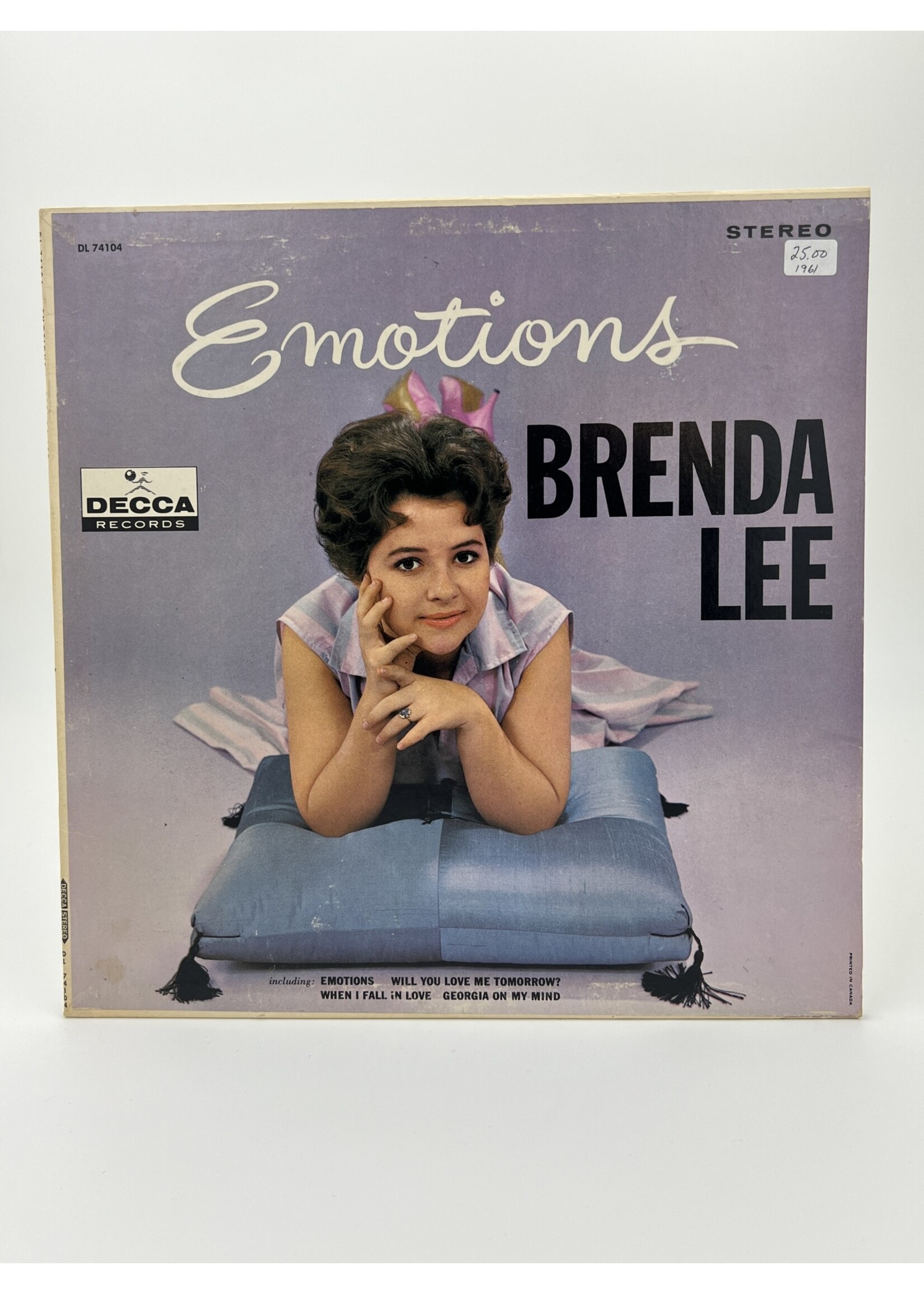 LP   Brenda Lee Emotions LP Record