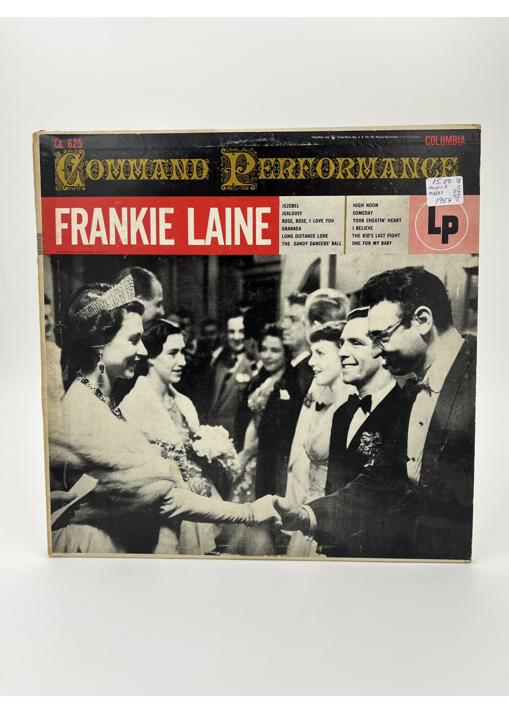 LP   Frankie Laine Command Performance LP Record