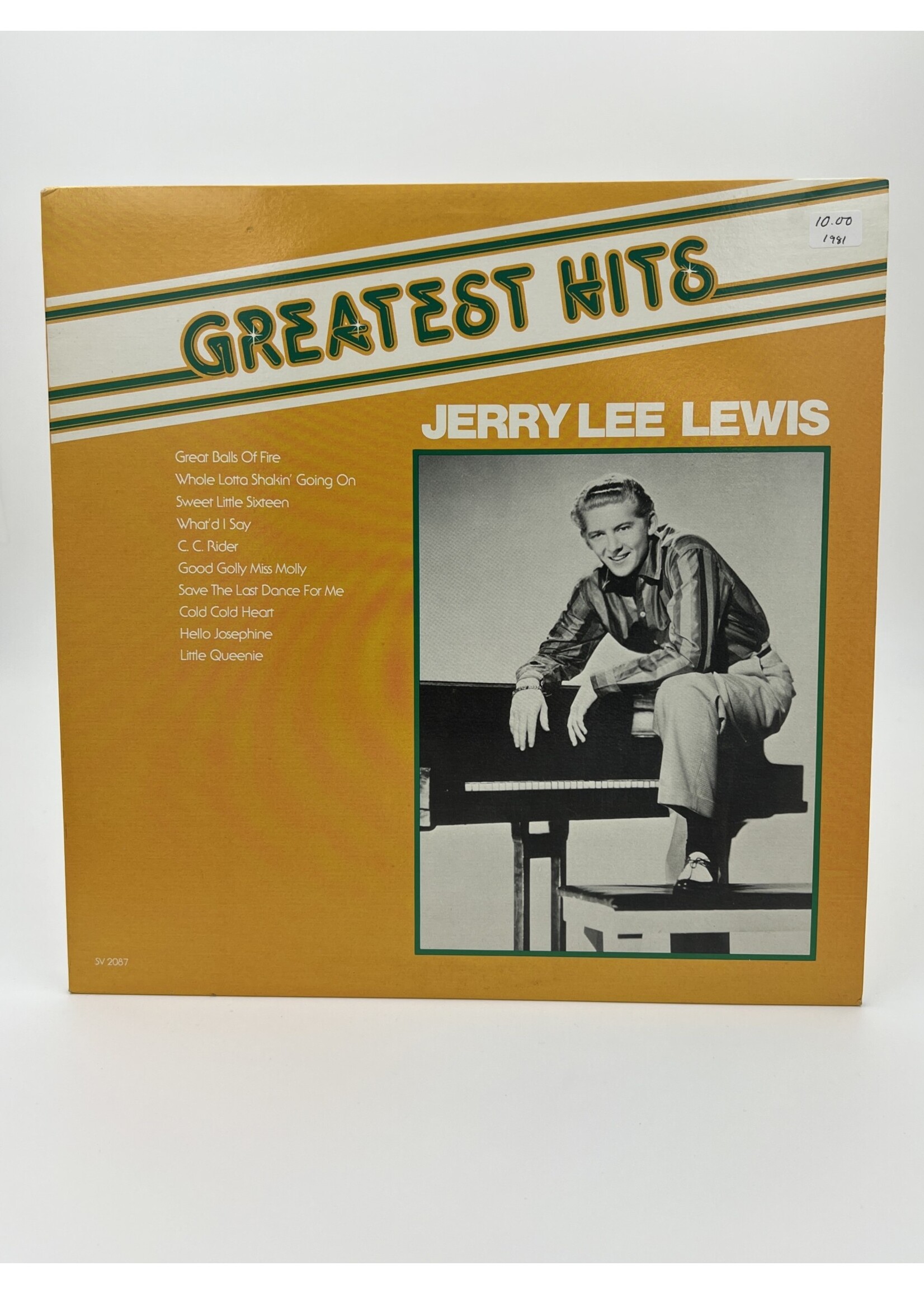 LP   Jerry Lee Lewis Greatest Hits LP Record