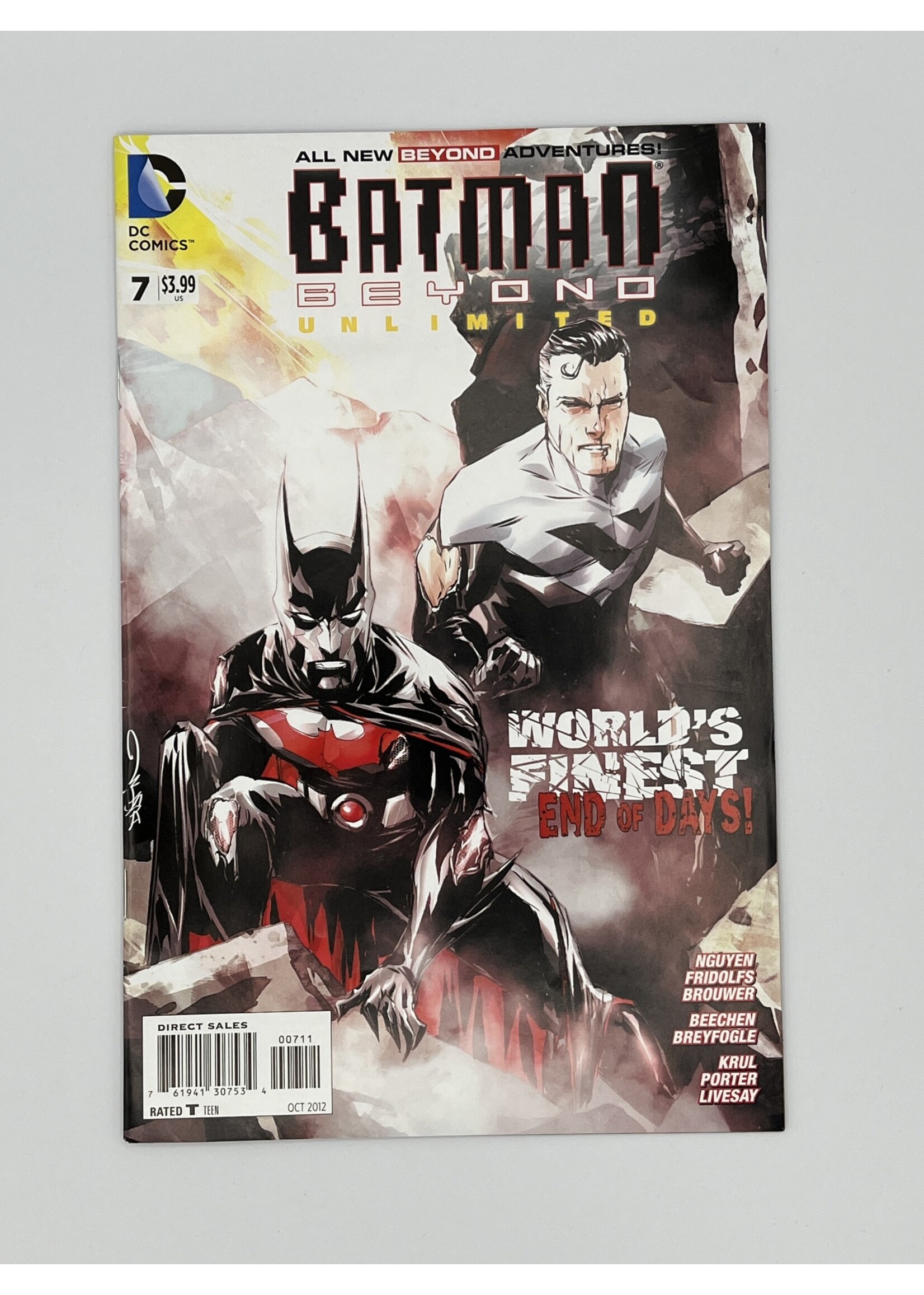 DC   BATMAN BEYOND: UNLIMITED #7 DC October 2012