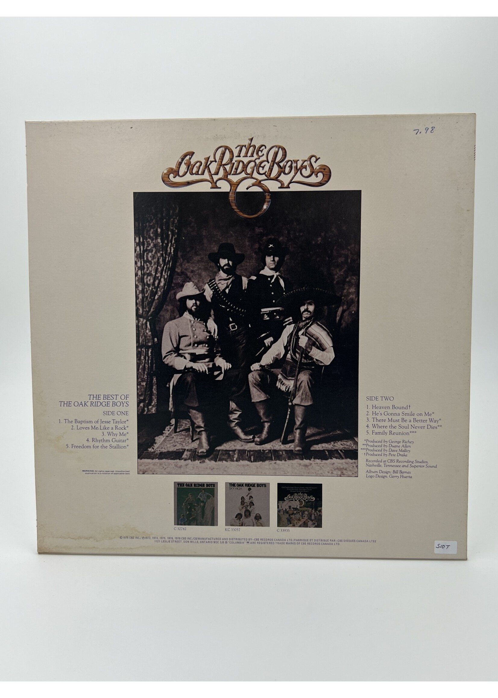 LP   The Best Of The Oak Ridge Boys LP Record