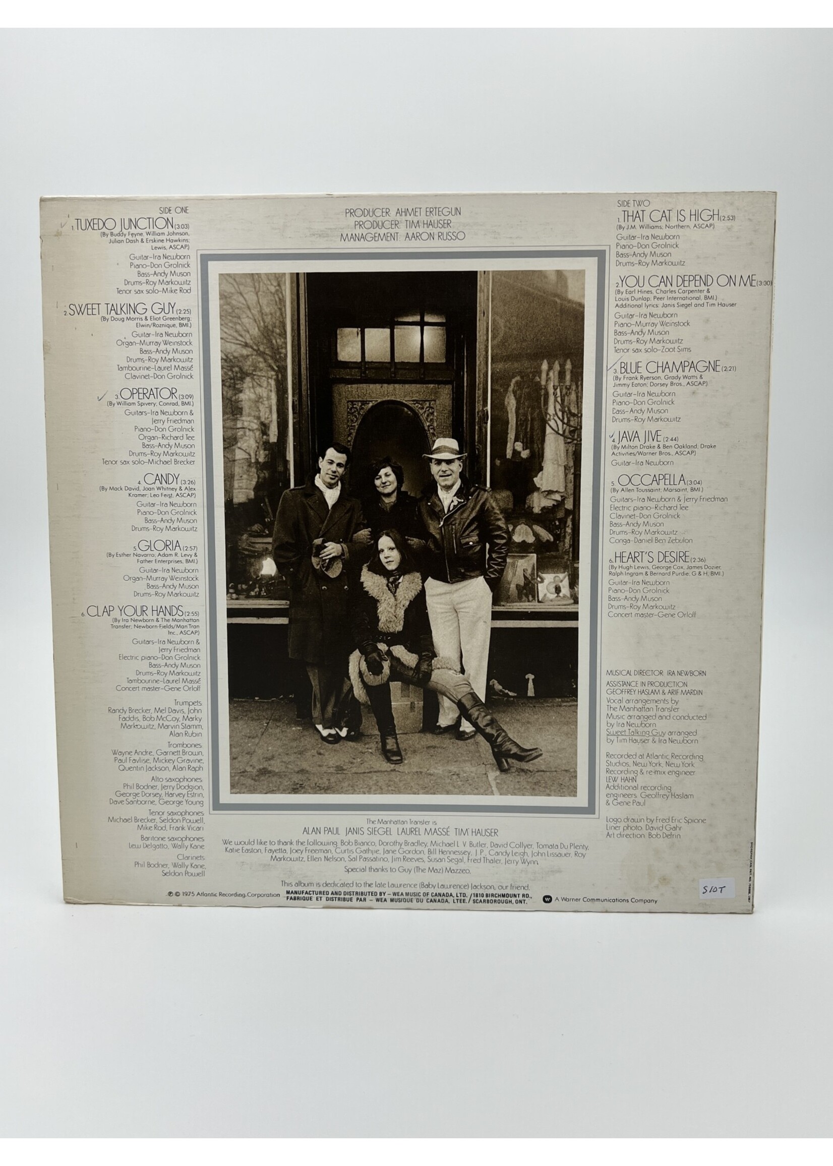 LP The Manhattan Transfer LP Record