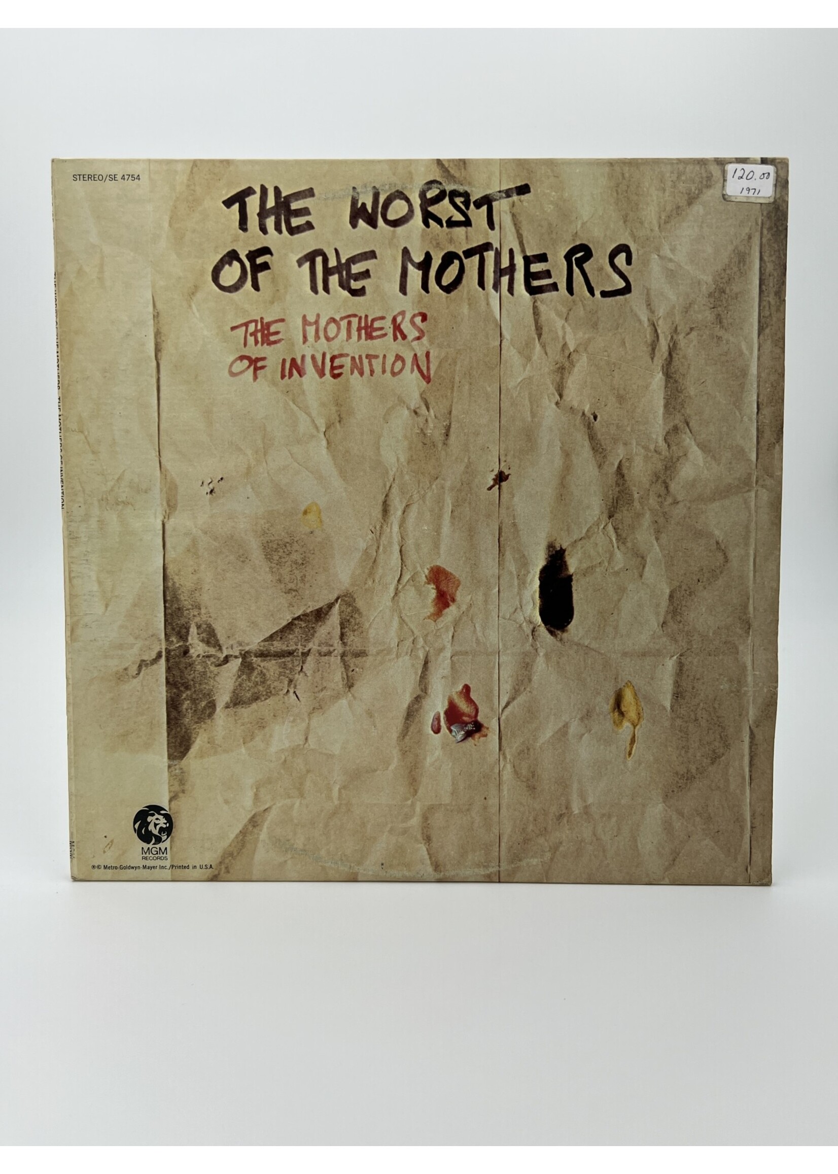 LP The Mothers Of Invention The Worst Of The Mothers LP Record
