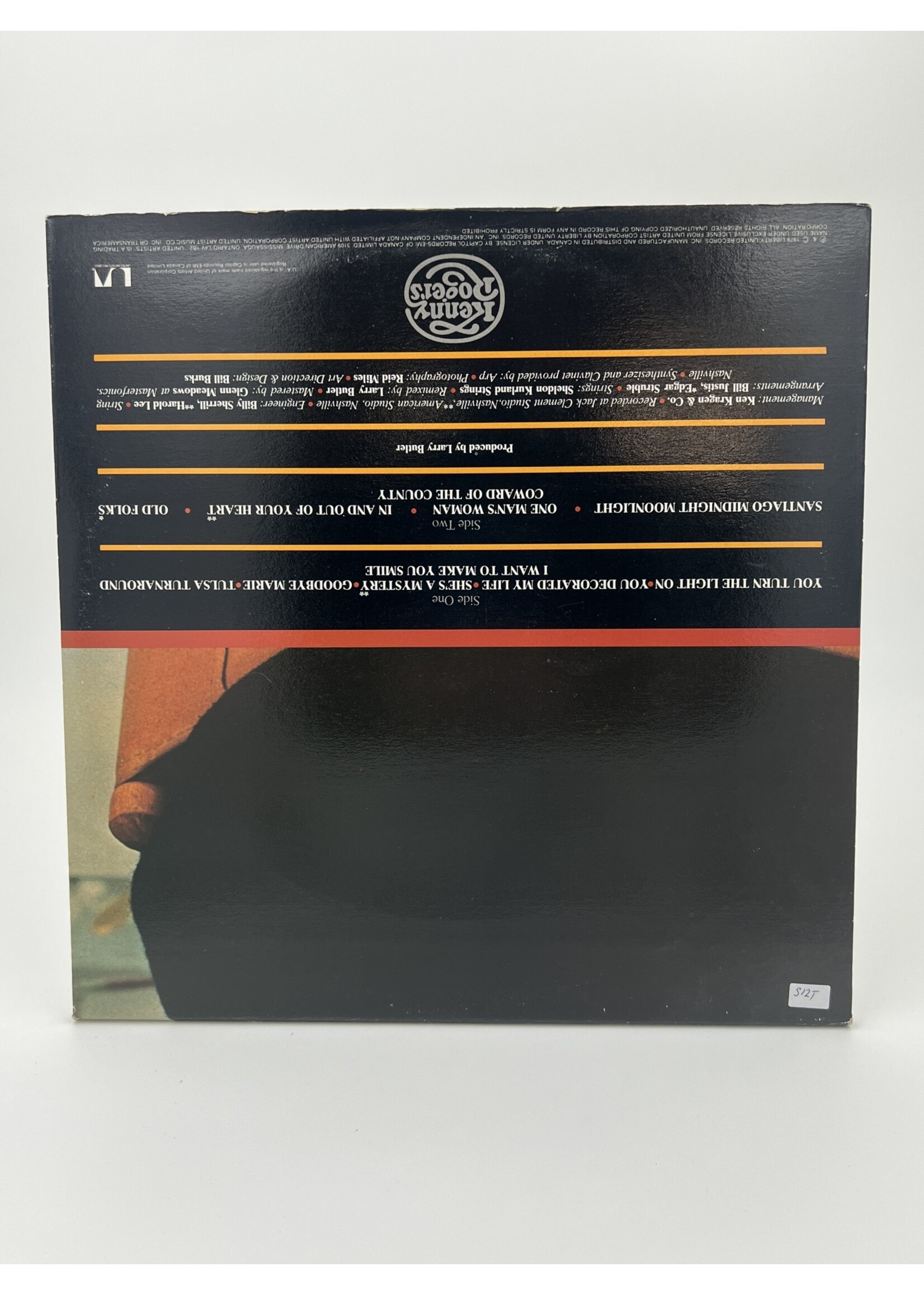 LP Kenny Rogers Kenny LP Record