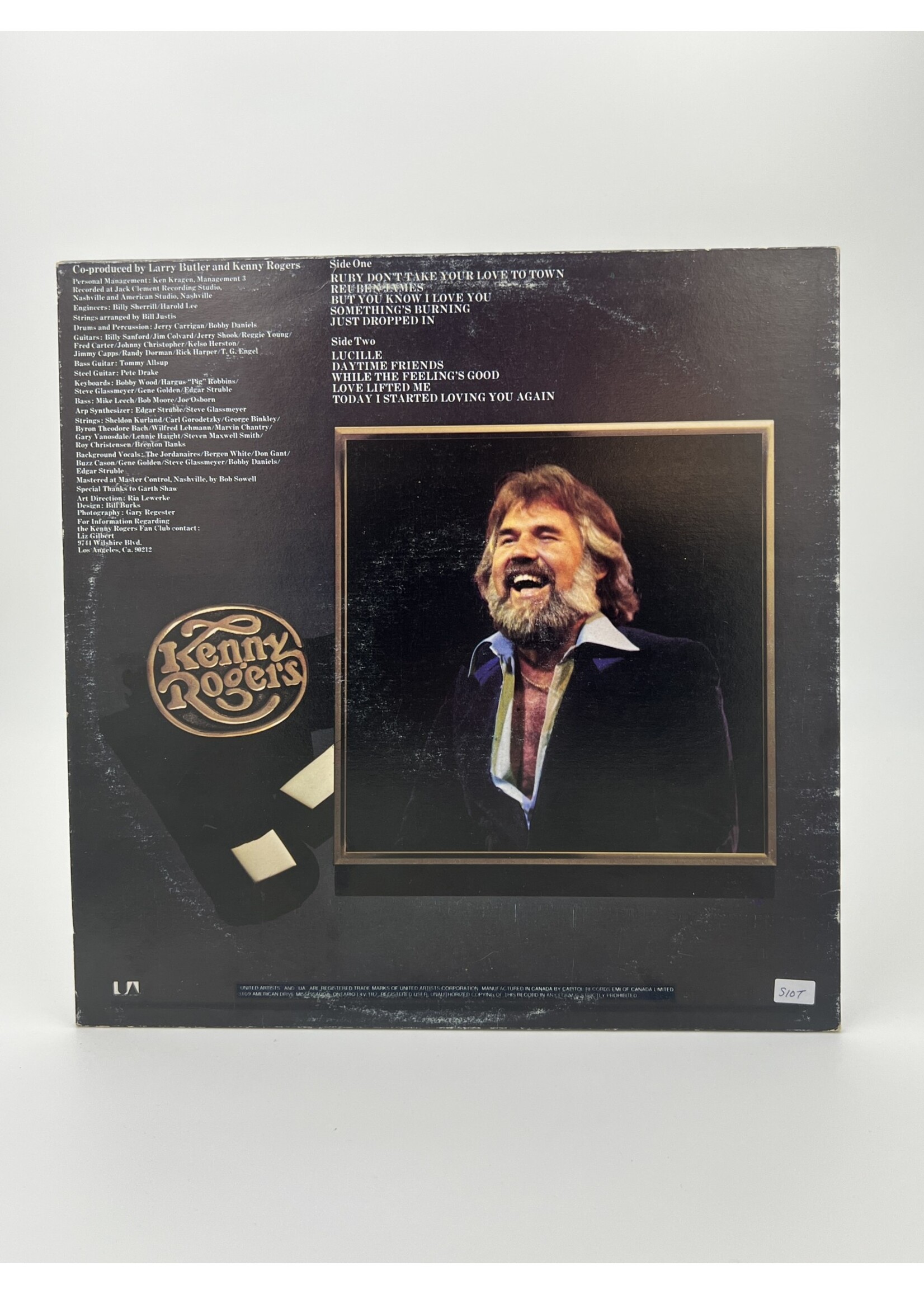 LP Kenny Rogers 10 Years Of Gold LP Record