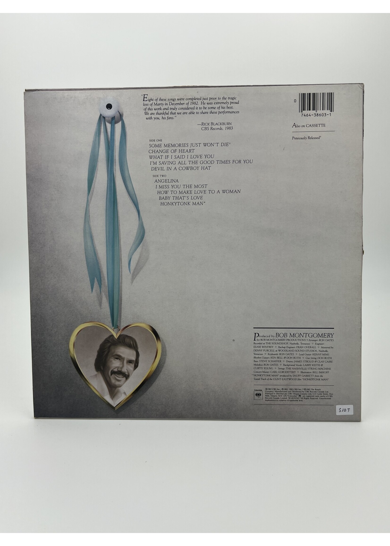 LP Marty Robbins Some Memories Just Wont Die LP Record