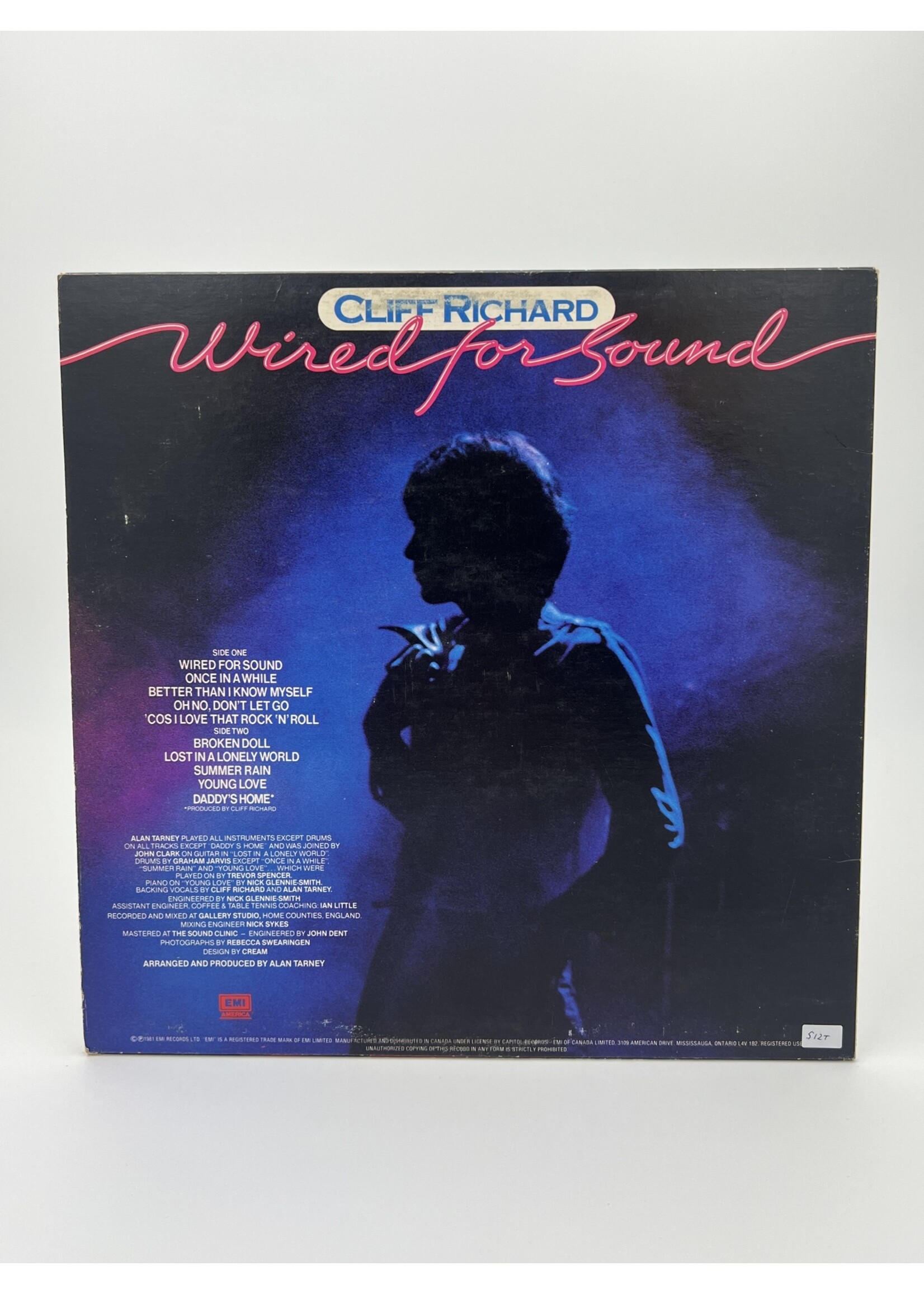 LP Cliff Richard Wired For Sound LP Record