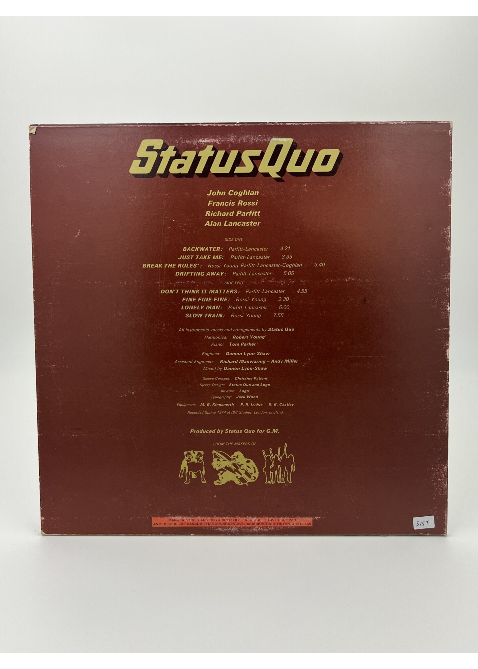 LP Status Quo Quo LP Record