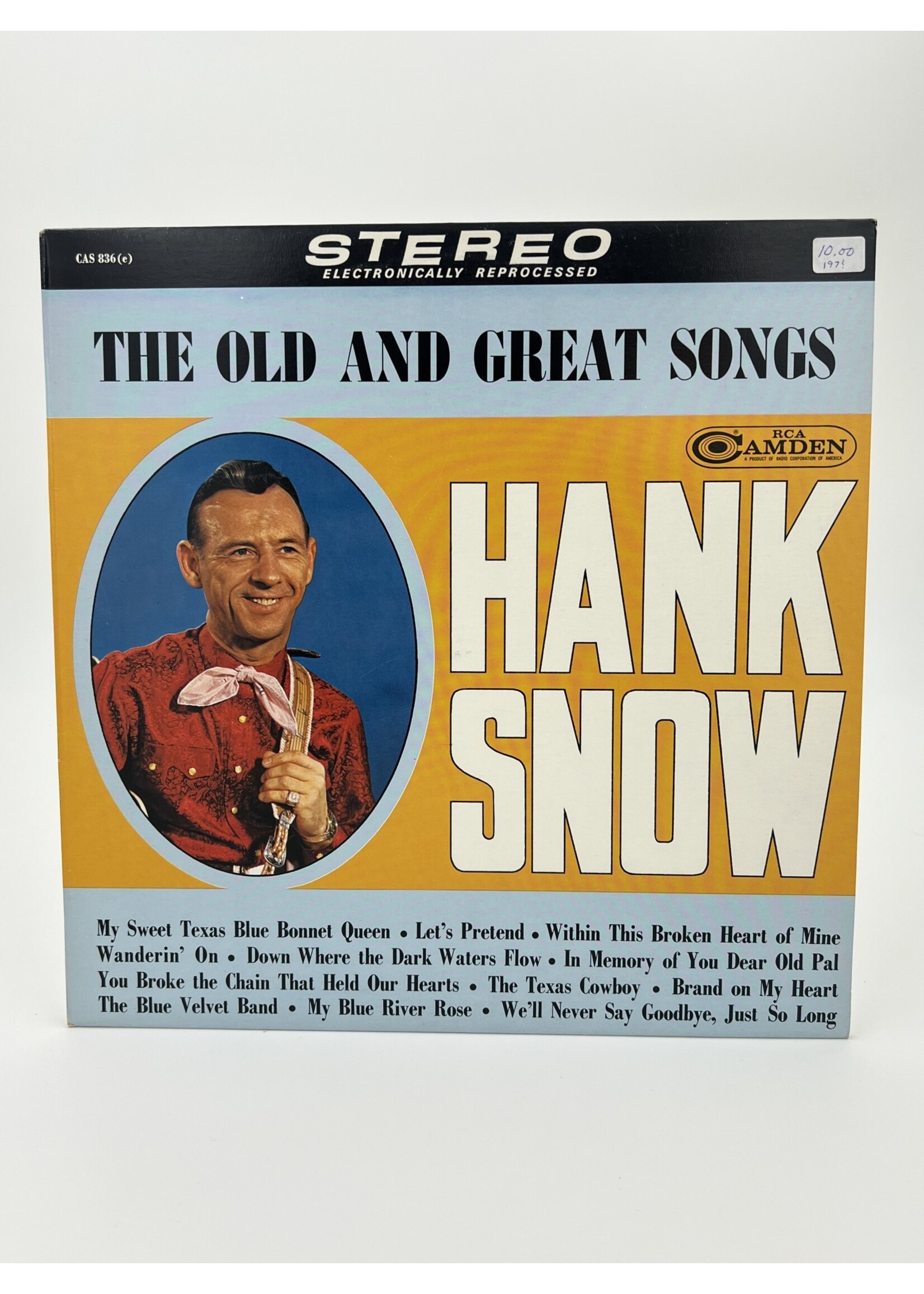 LP Hank Snow The Old And Great Songs LP Record