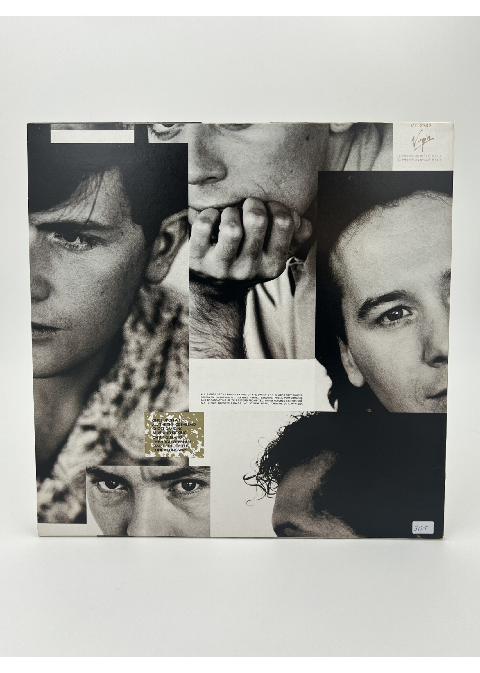 LP Simple Minds Once Upon A Time LP Record