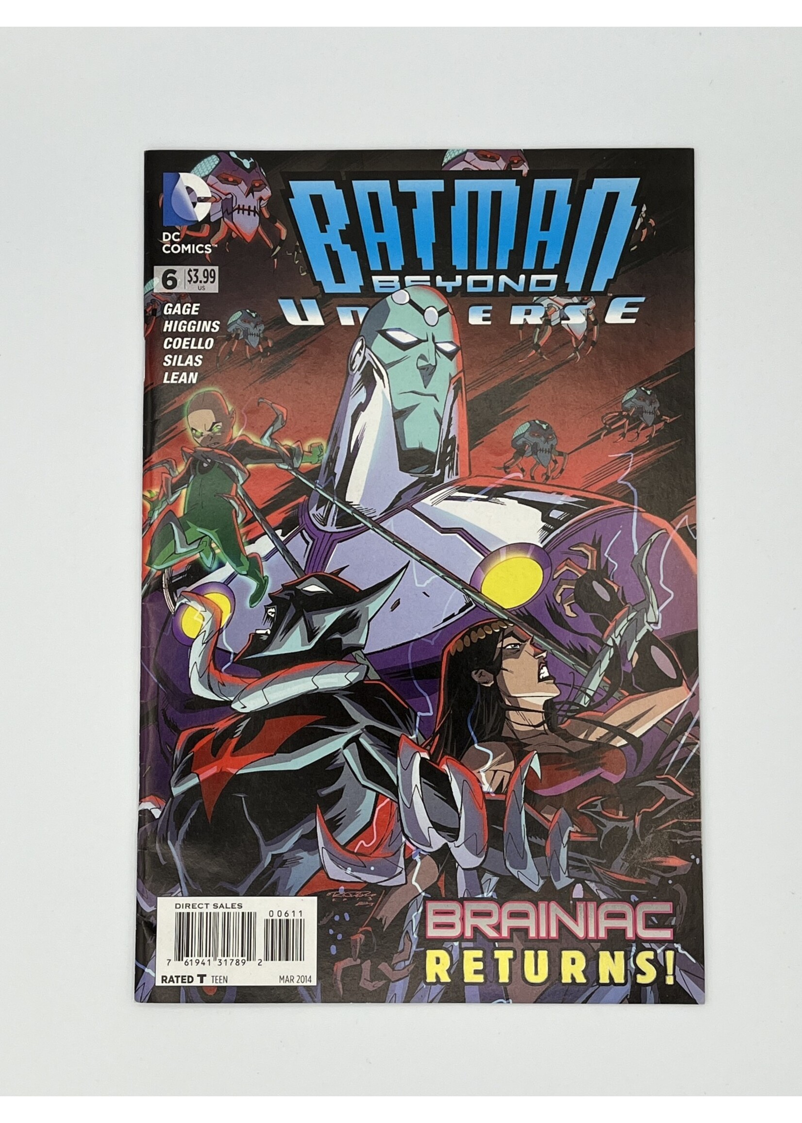 DC   BATMAN BEYOND: UNIVERSE #6 DC March 2014