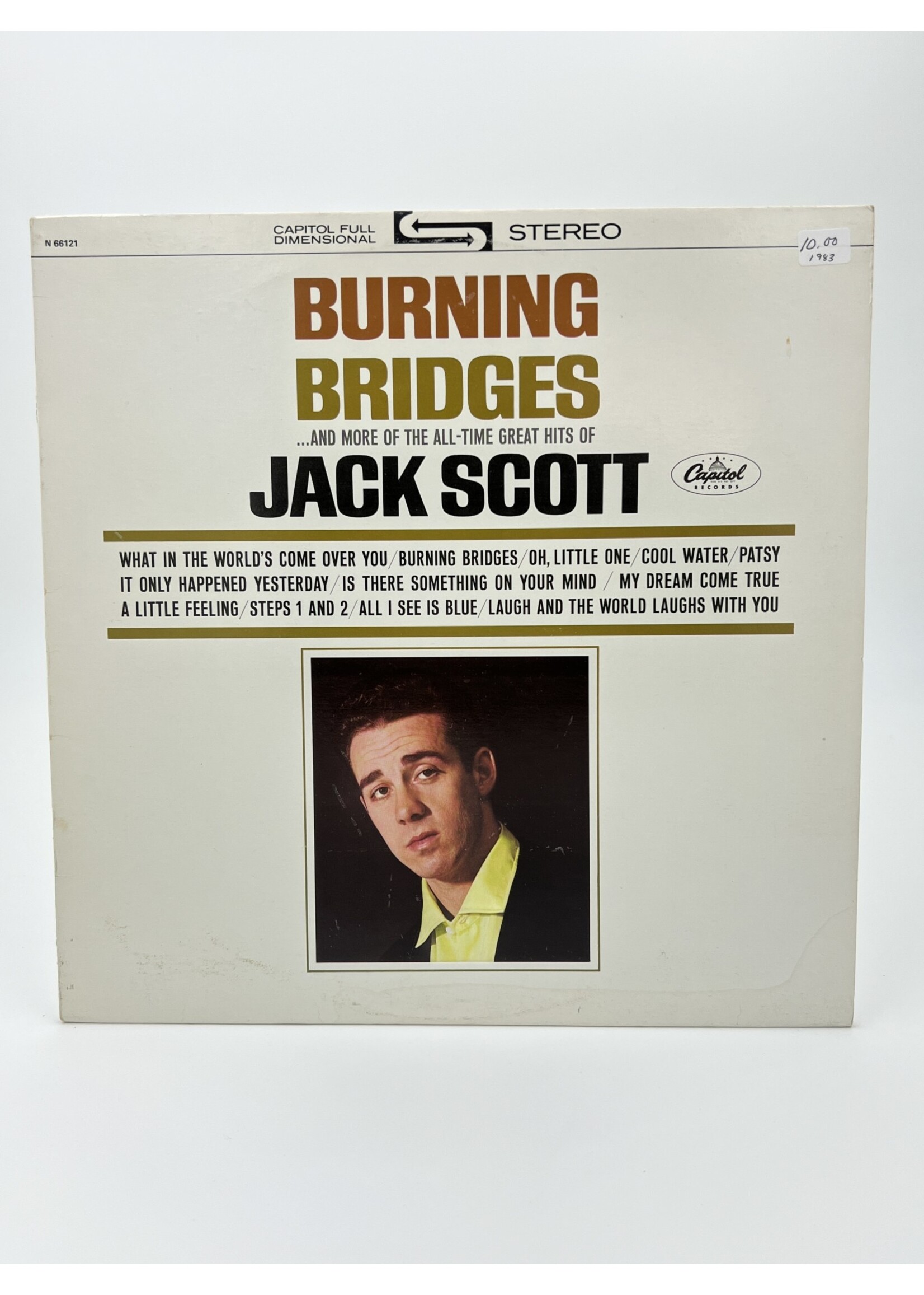 LP Jack Scott Burning Bridges LP Record