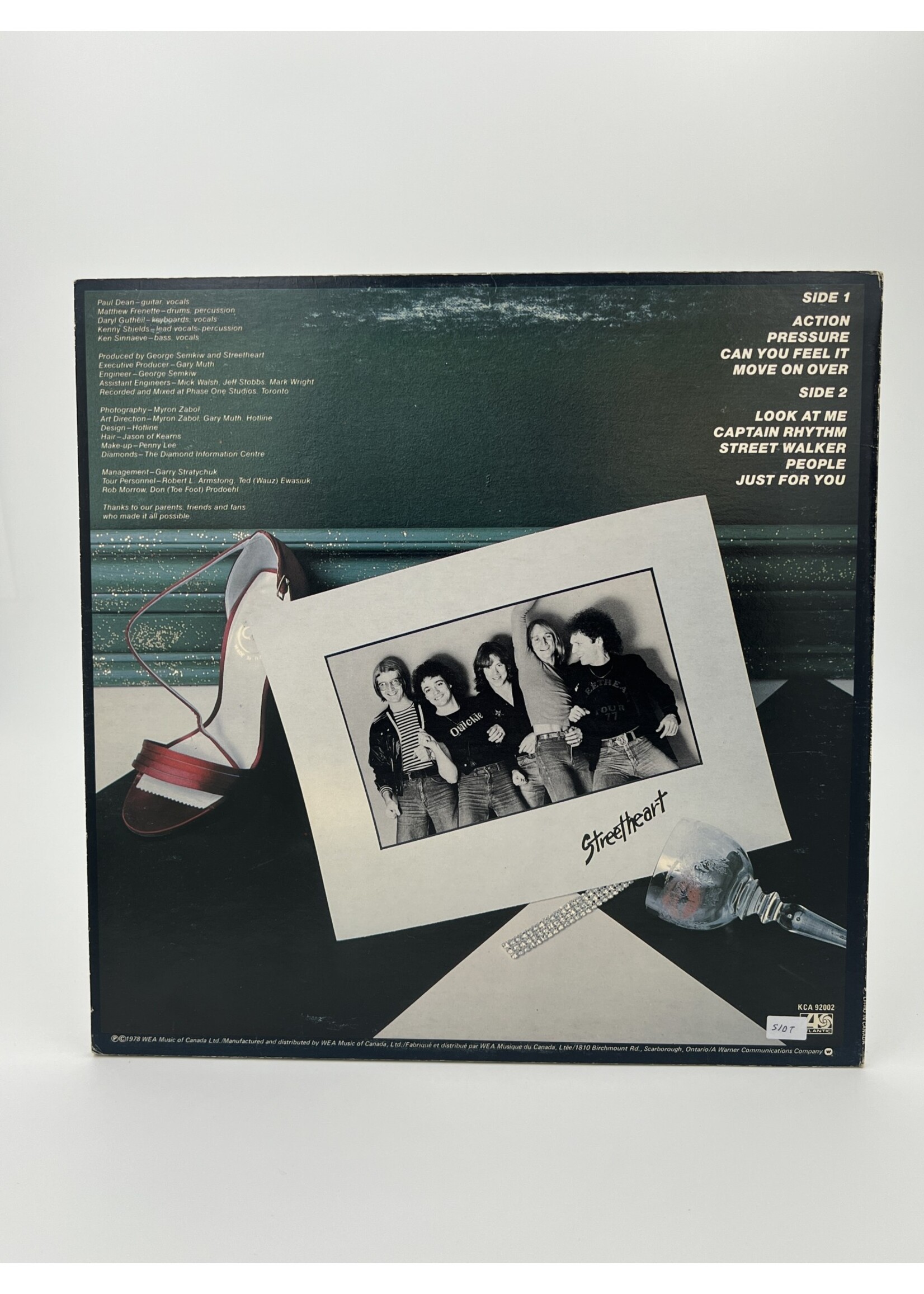 LP Streetheart Meanwhile Back In Paris LP Record