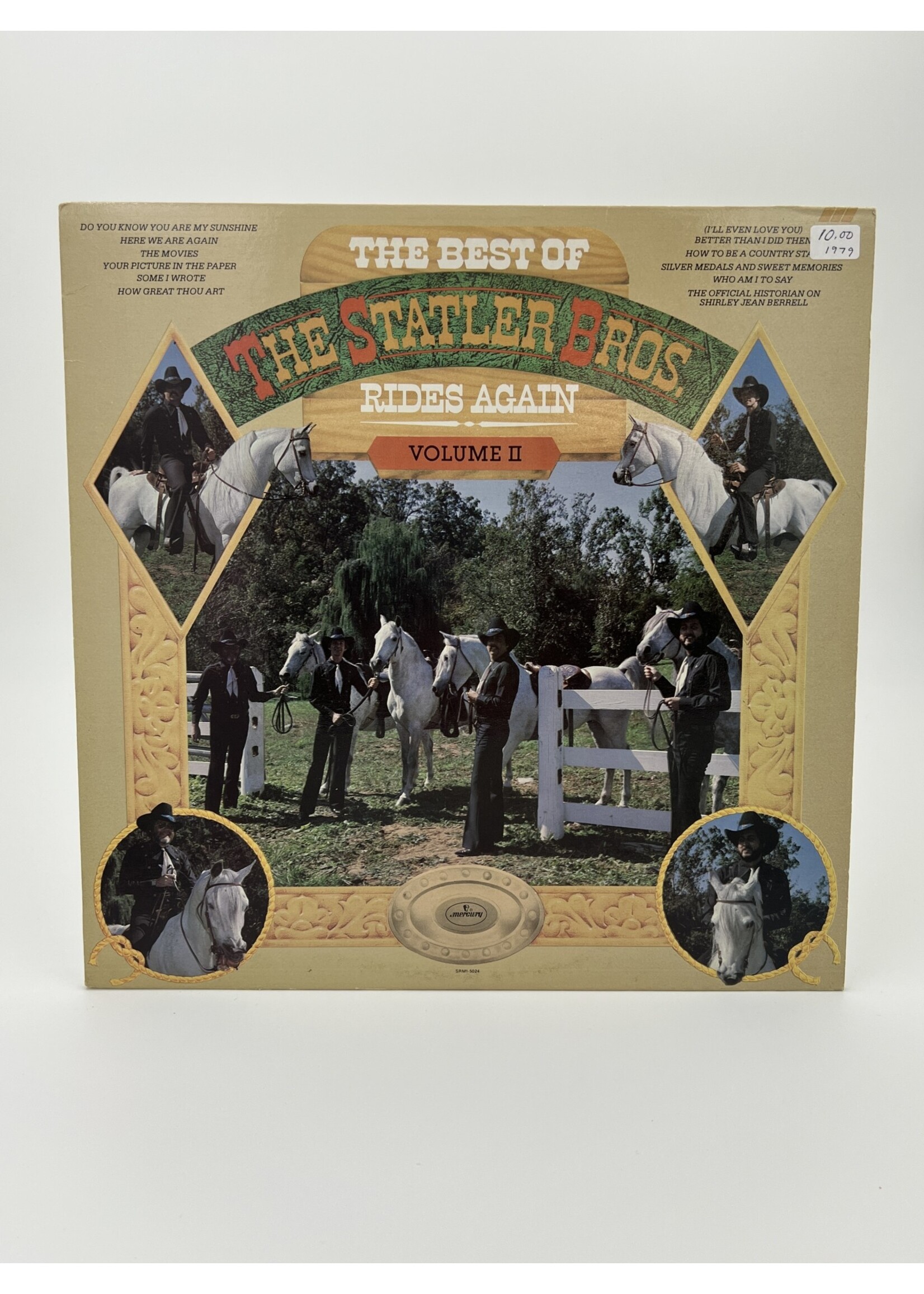 LP   The Best Of The Statler Bros Rides Again Volume 2 LP Record