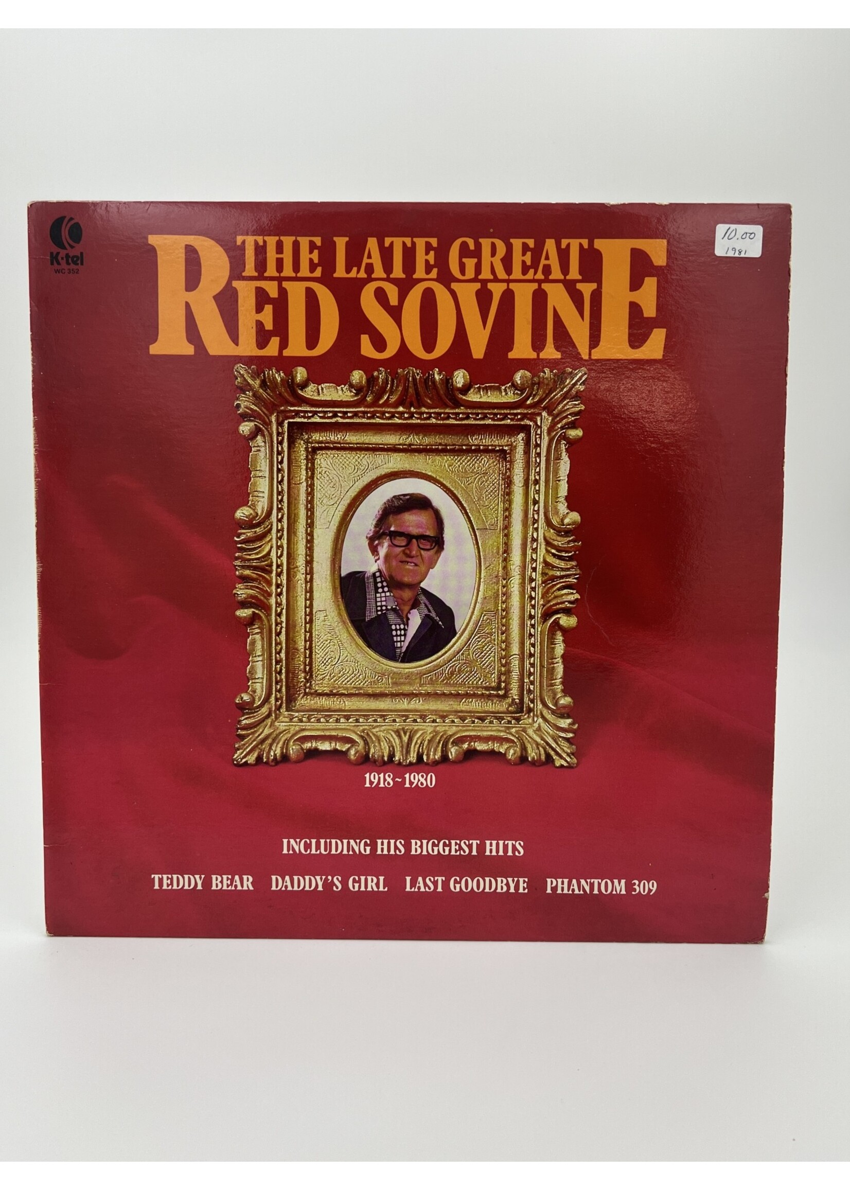 LP   The Late Great Red Sovine LP Record