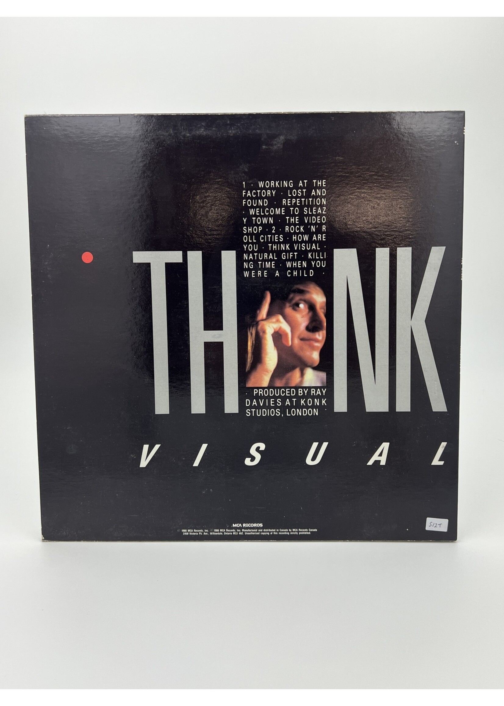 LP   The Kinks Think Visual LP Record