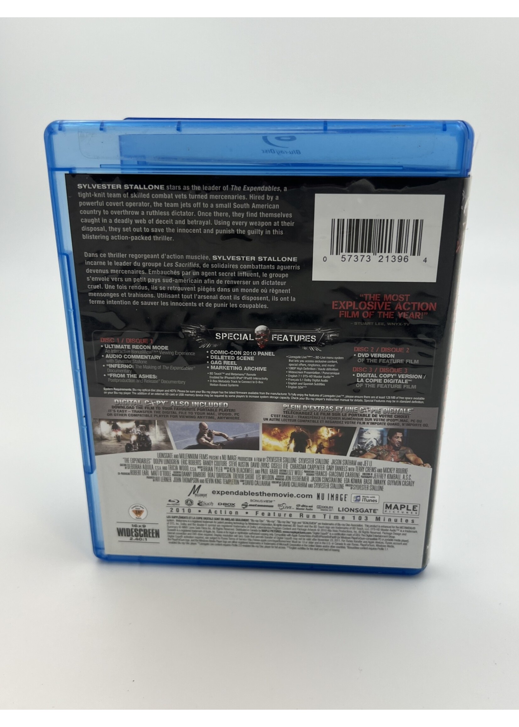 Bluray The Expendables Bluray