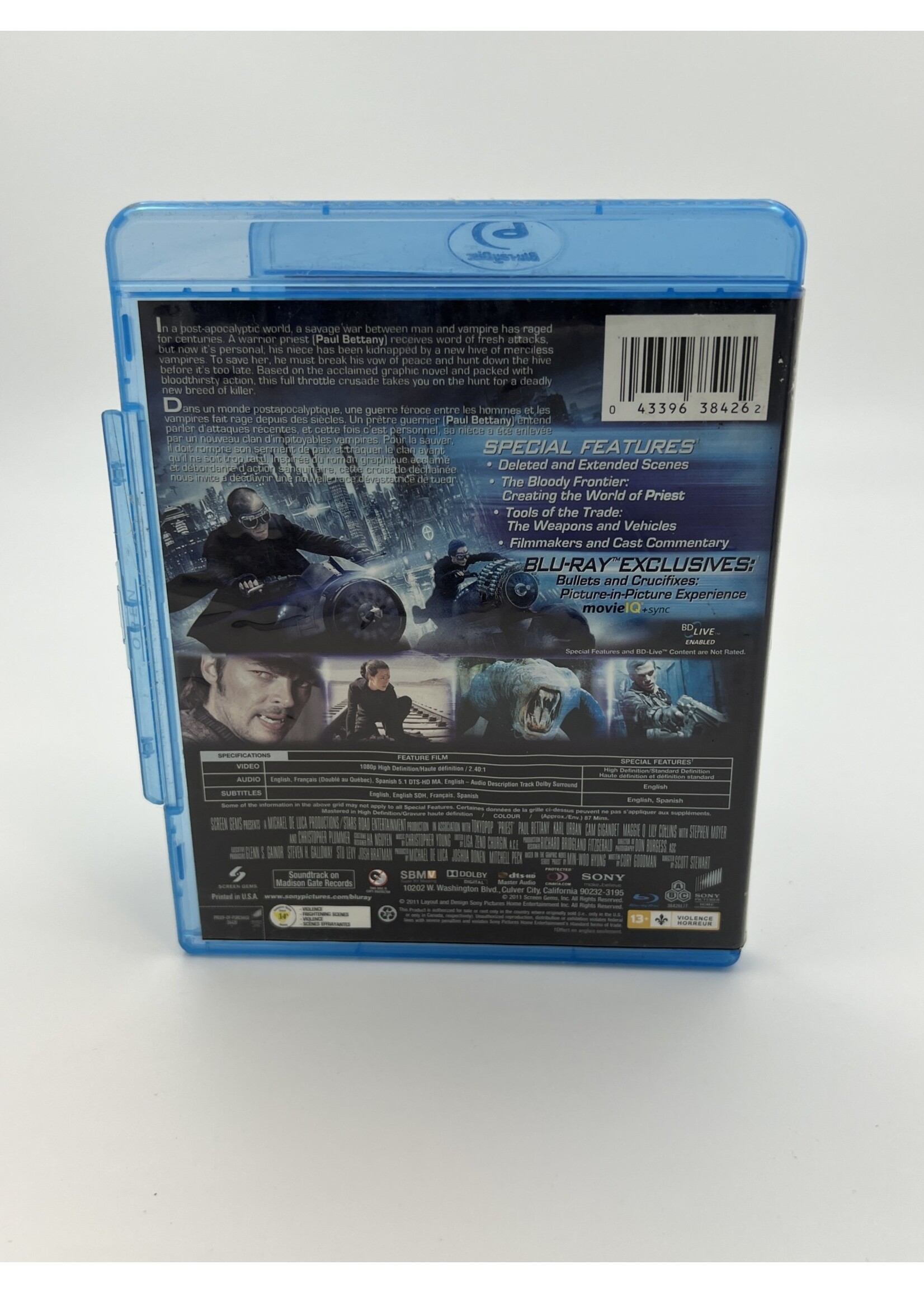 Bluray Priest Unrated Bluray