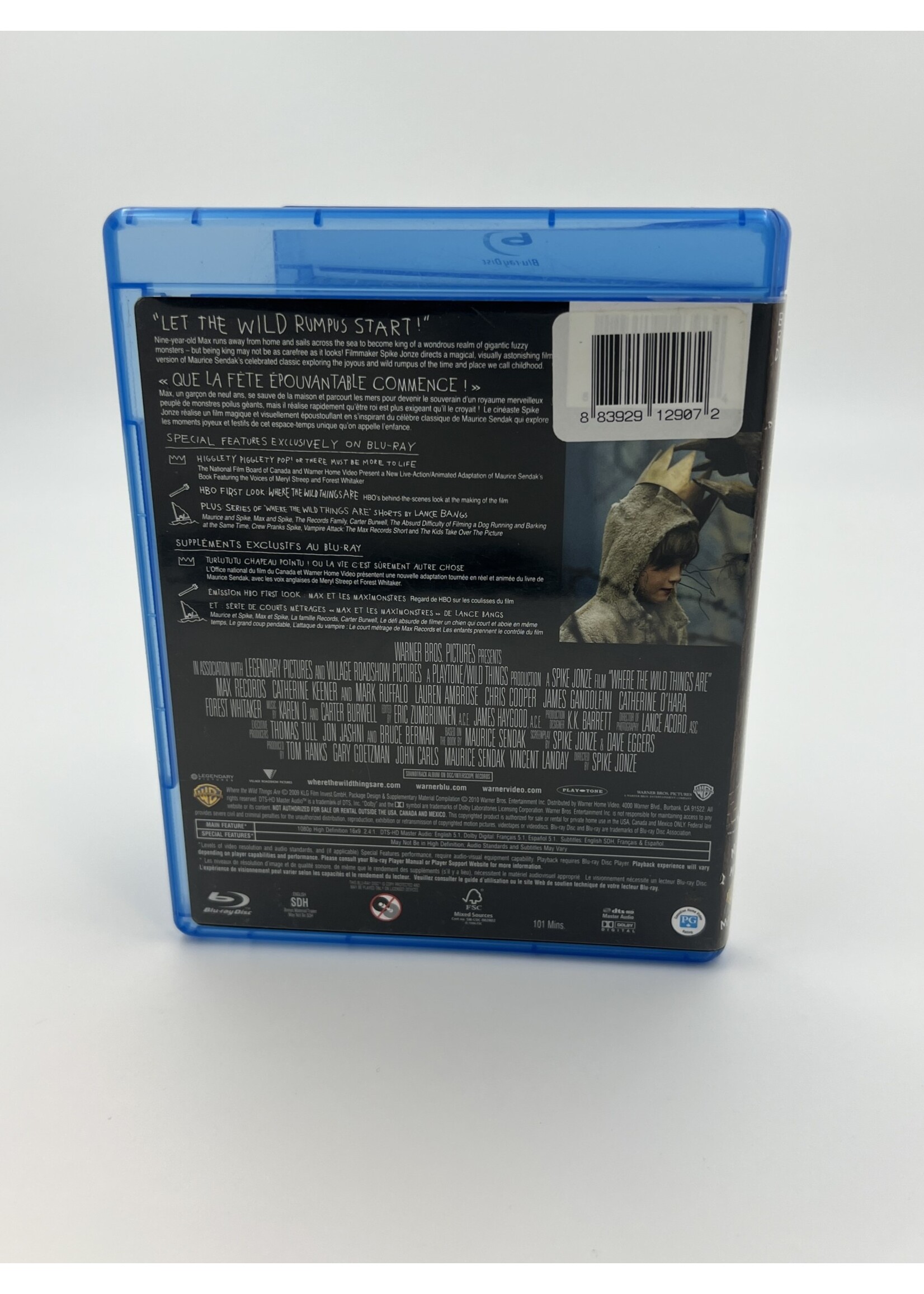 Bluray Where The Wild Things Are Bluray