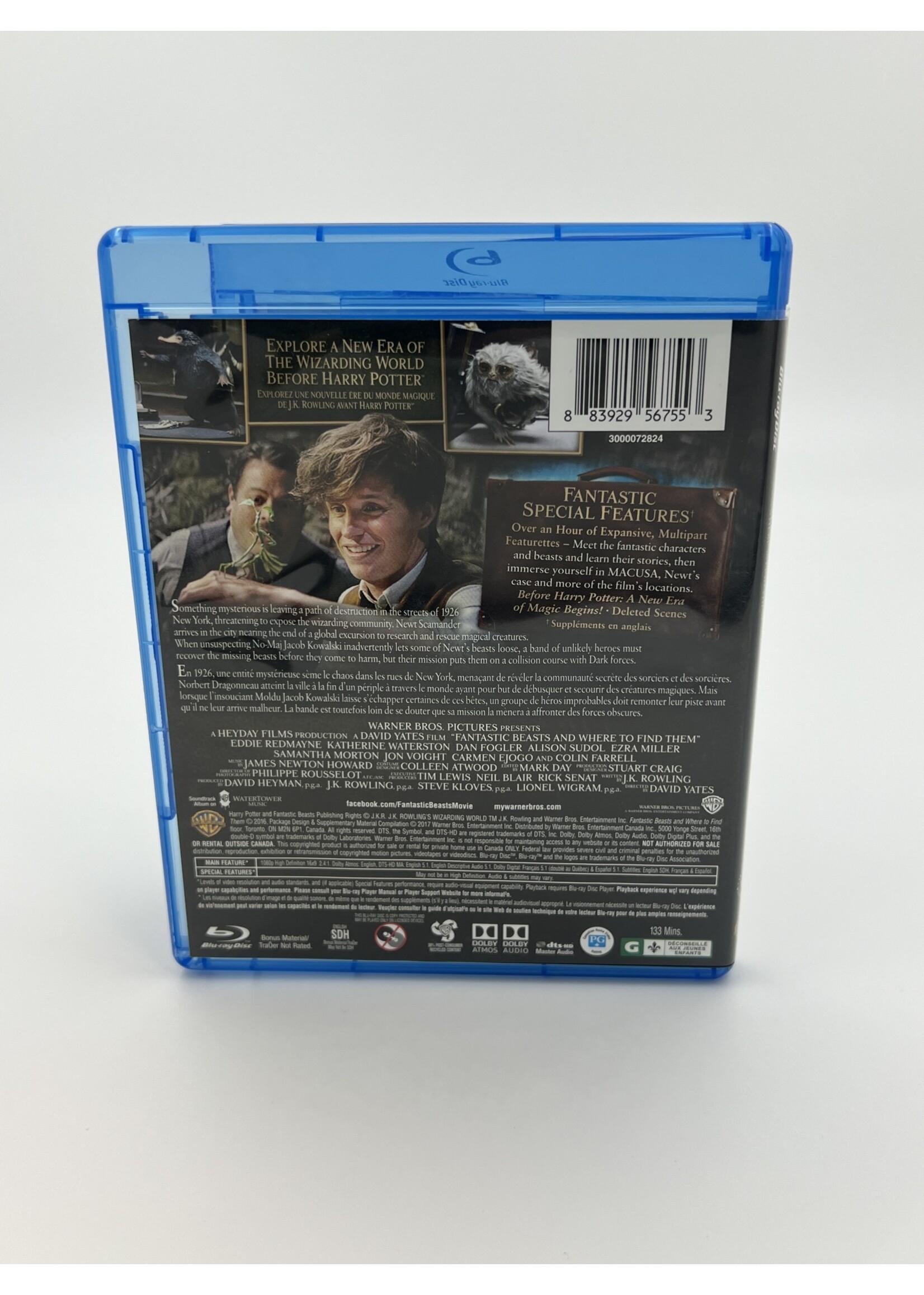 Bluray   Fantastic Beasts And Where To Find Them Bluray