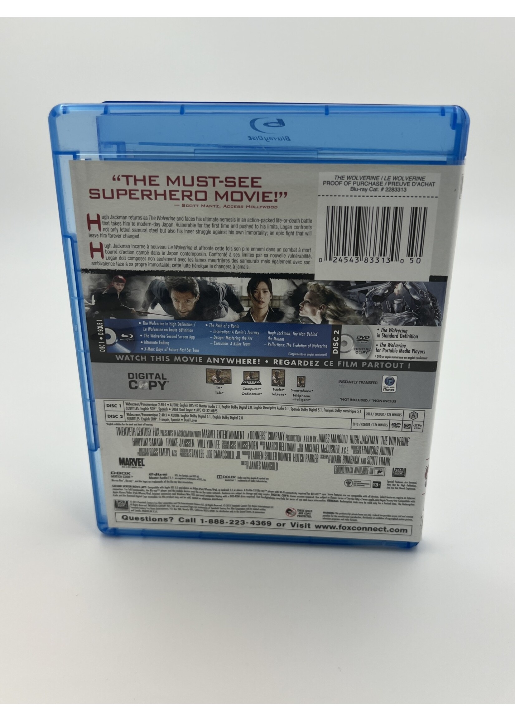 Bluray The Wolverine Bluray