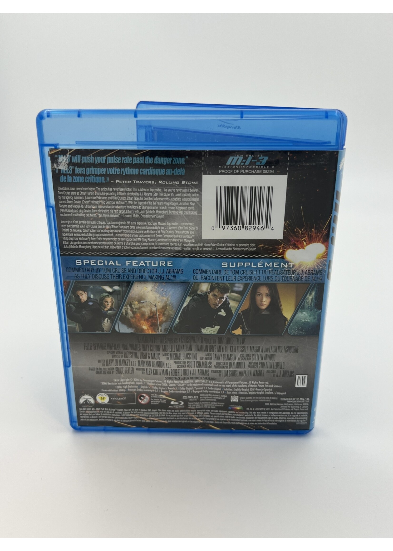 Bluray Mission Impossible 3 Bluray