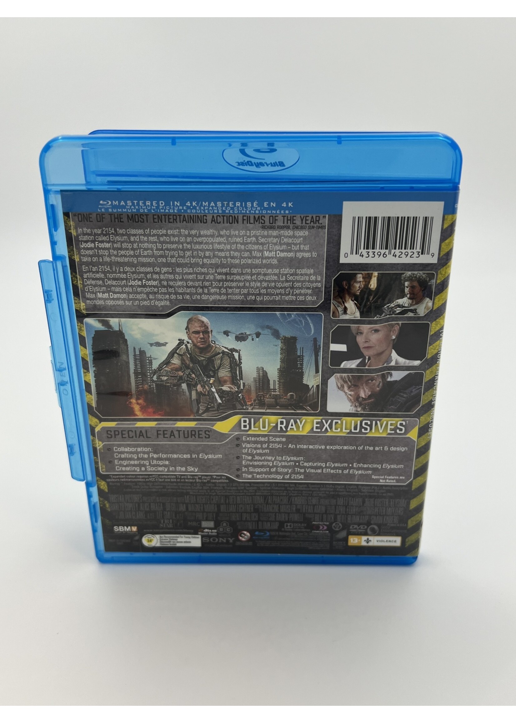 Bluray Elysium Bluray