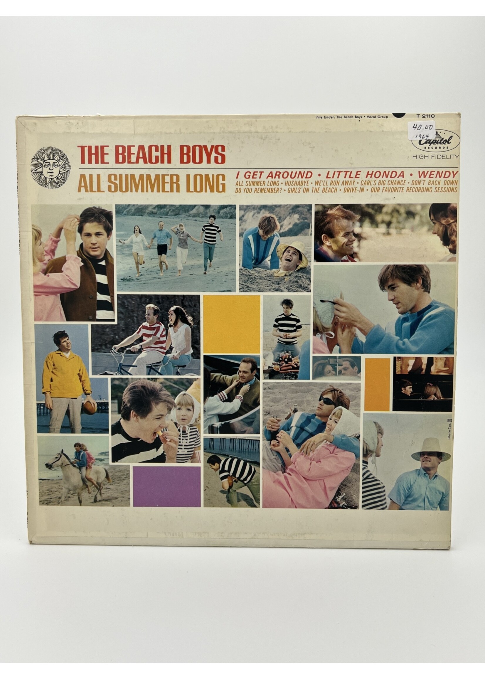 LP   The Beach Boys All Summer Long LP Record