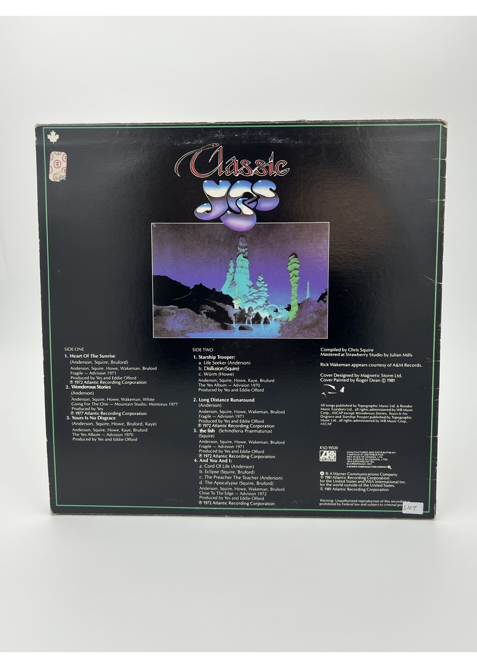 LP   Classic Yes LP Record