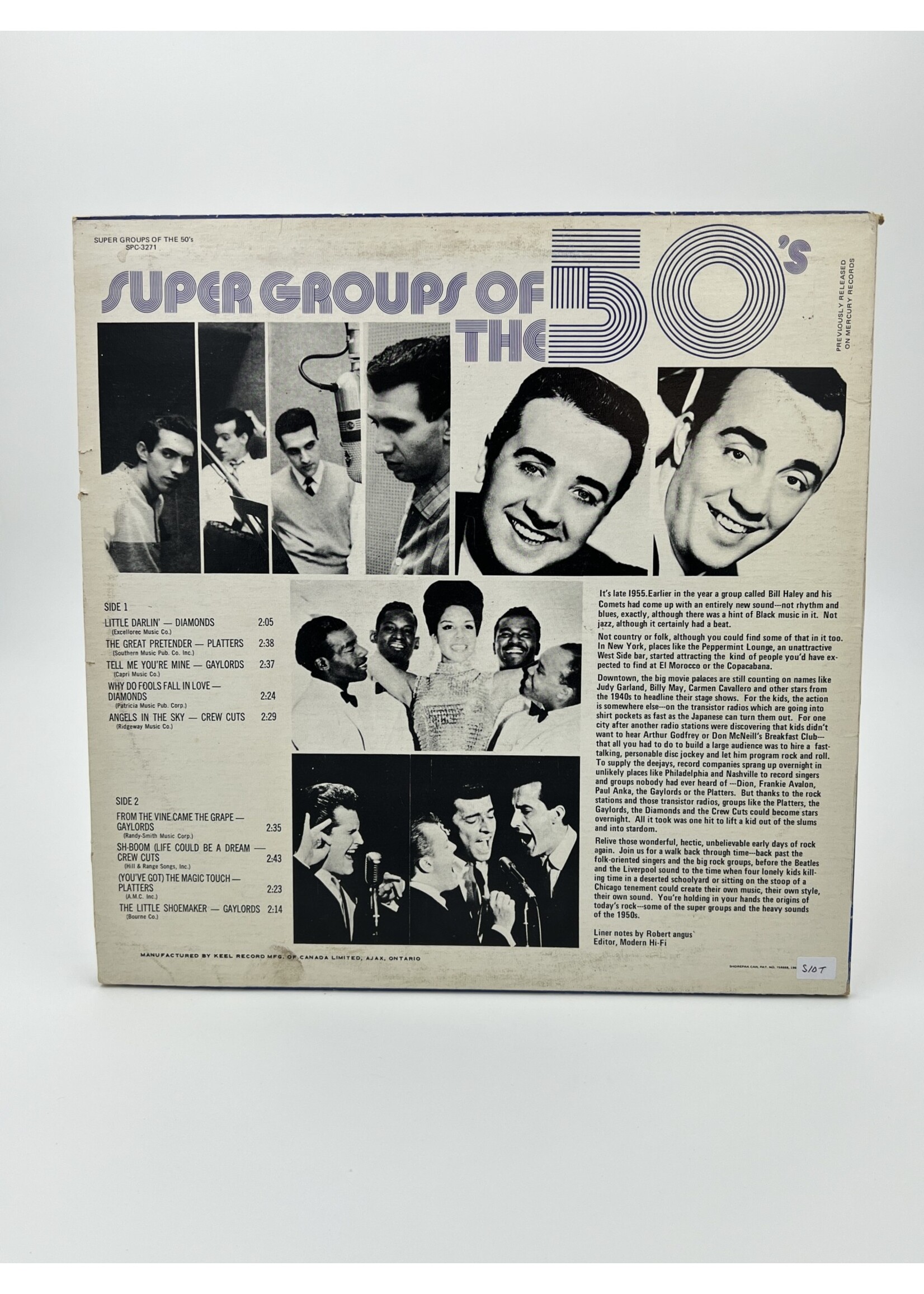 LP   Super Groups Of The 50s Various Artist LP Record