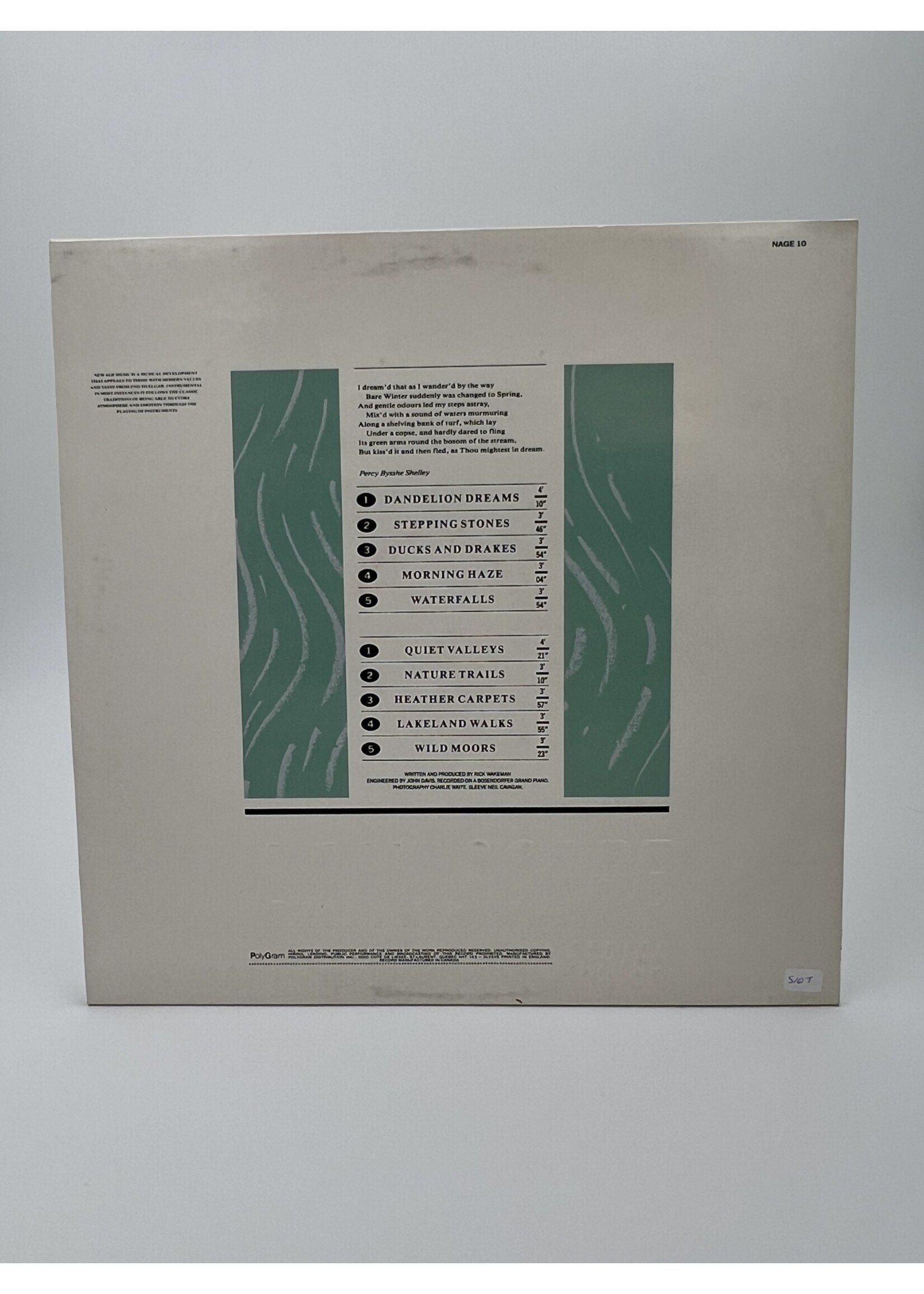LP   Rick Wakeman Country Airs LP Record