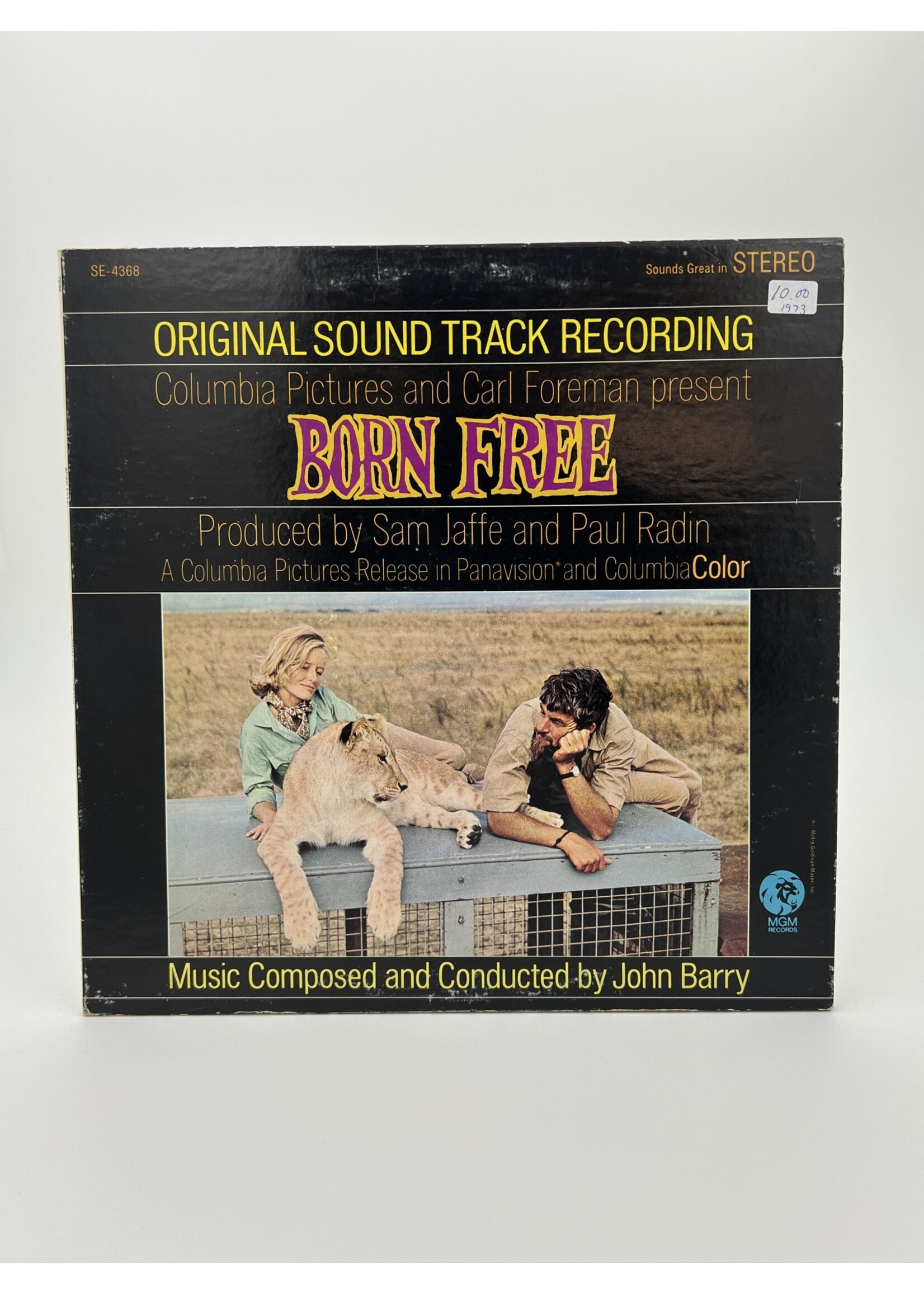 LP   Born Free Original Soundtrack Recording LP Record