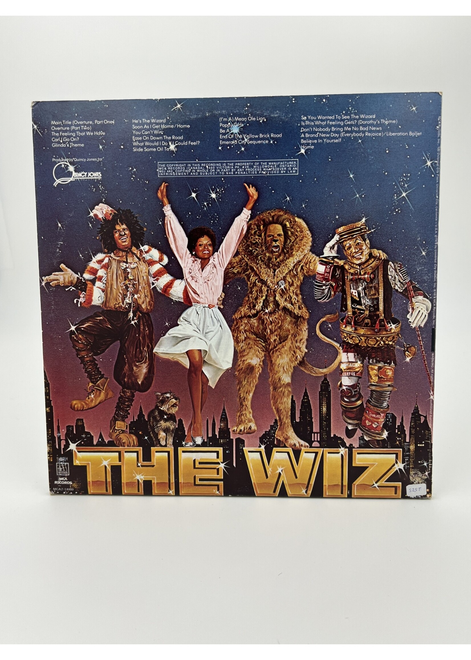 LP   The Wiz Original Motion PIcture Soundtrack LP Record